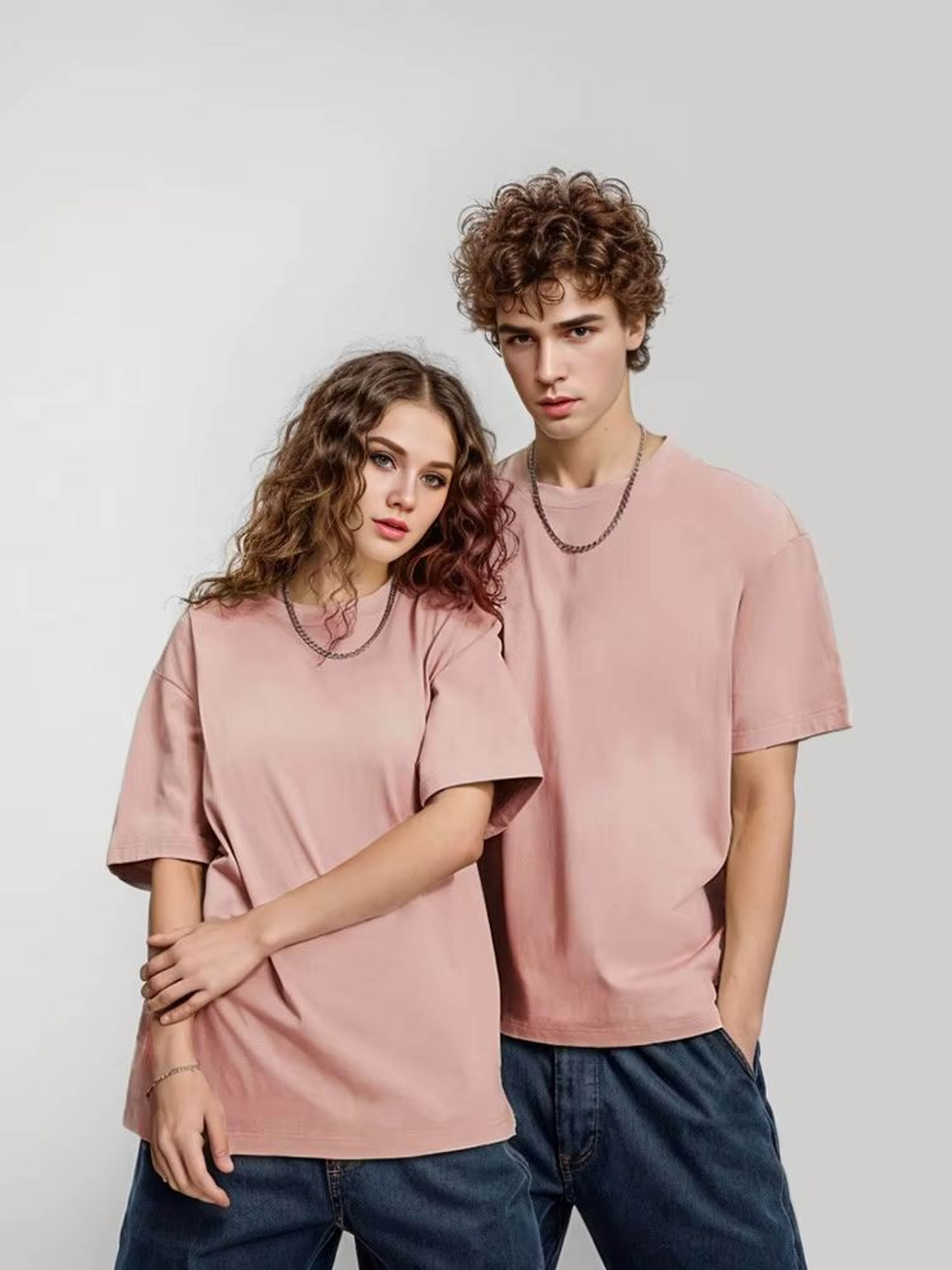 UrbanEdge 280gsm Heavy Cotton Oversized TShirt For Men  Premium Solid Color Short Sleeve Tee 3