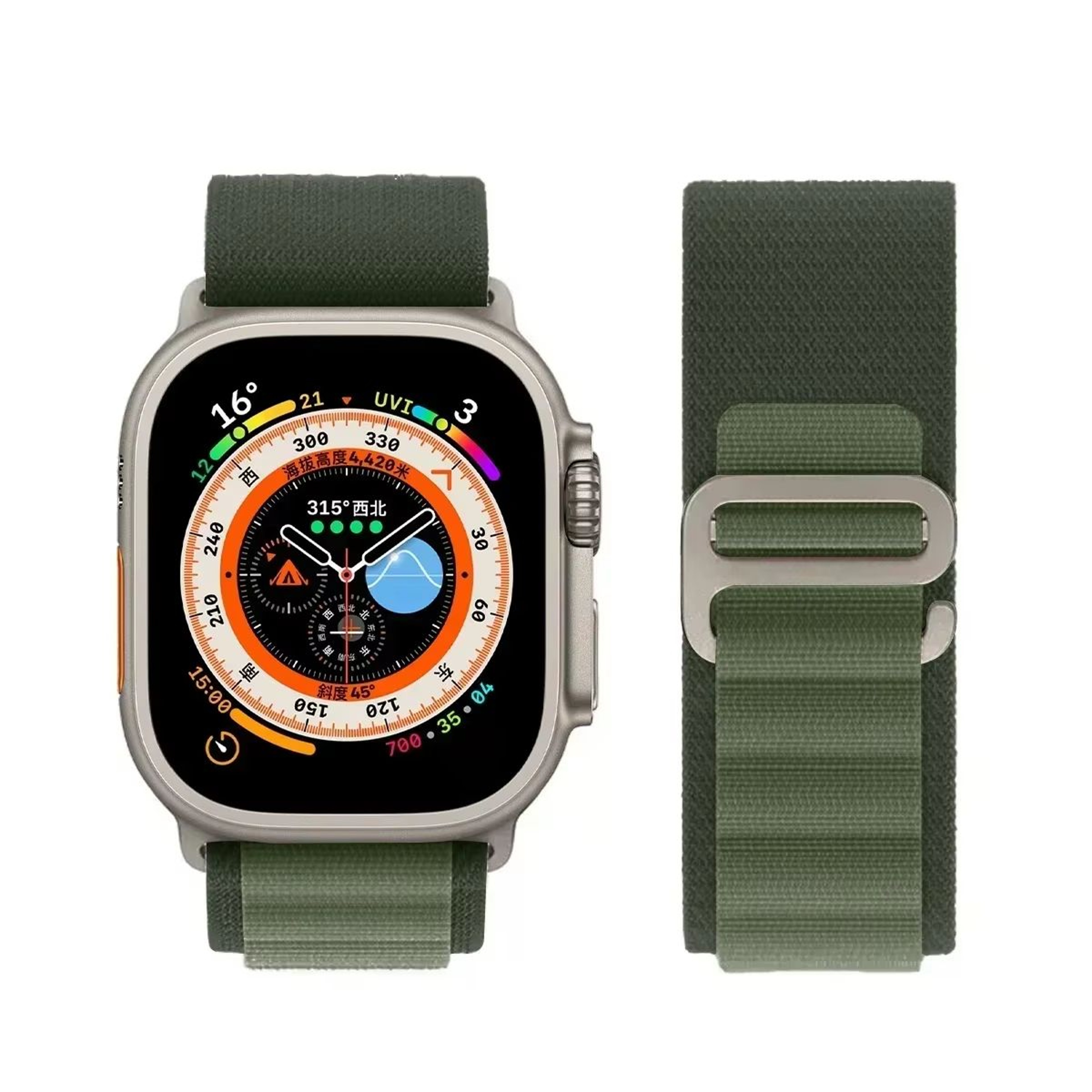 Alpine Loop Apple Watch Band  Premium Nylon Strap For Apple Watch Ultra 2 Series 9 8 7 SE And More 7