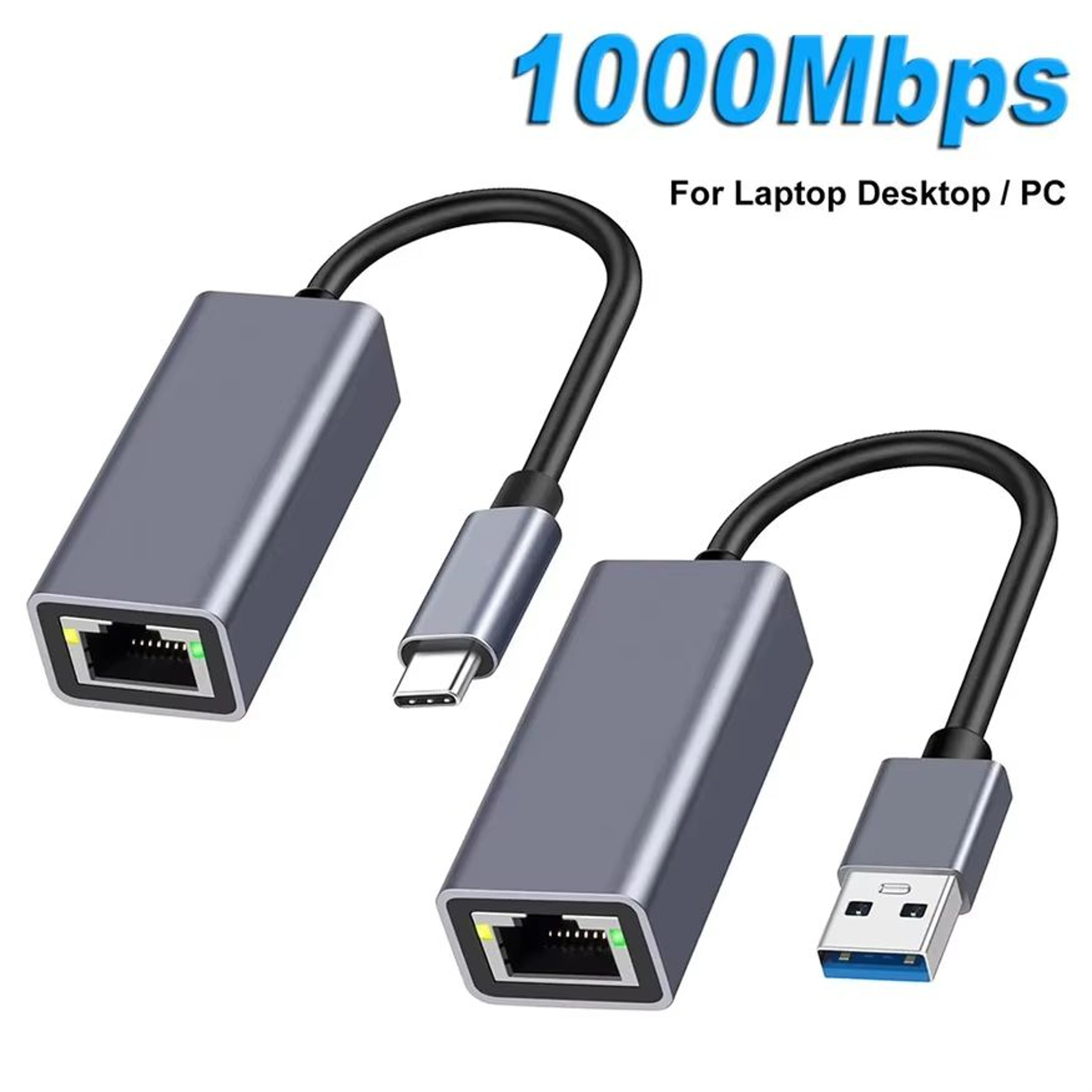 HighSpeed 1000Mbps USB 30  TypeC Ethernet Adapter  Reliable Wired Network Connection For Laptops Ma 0