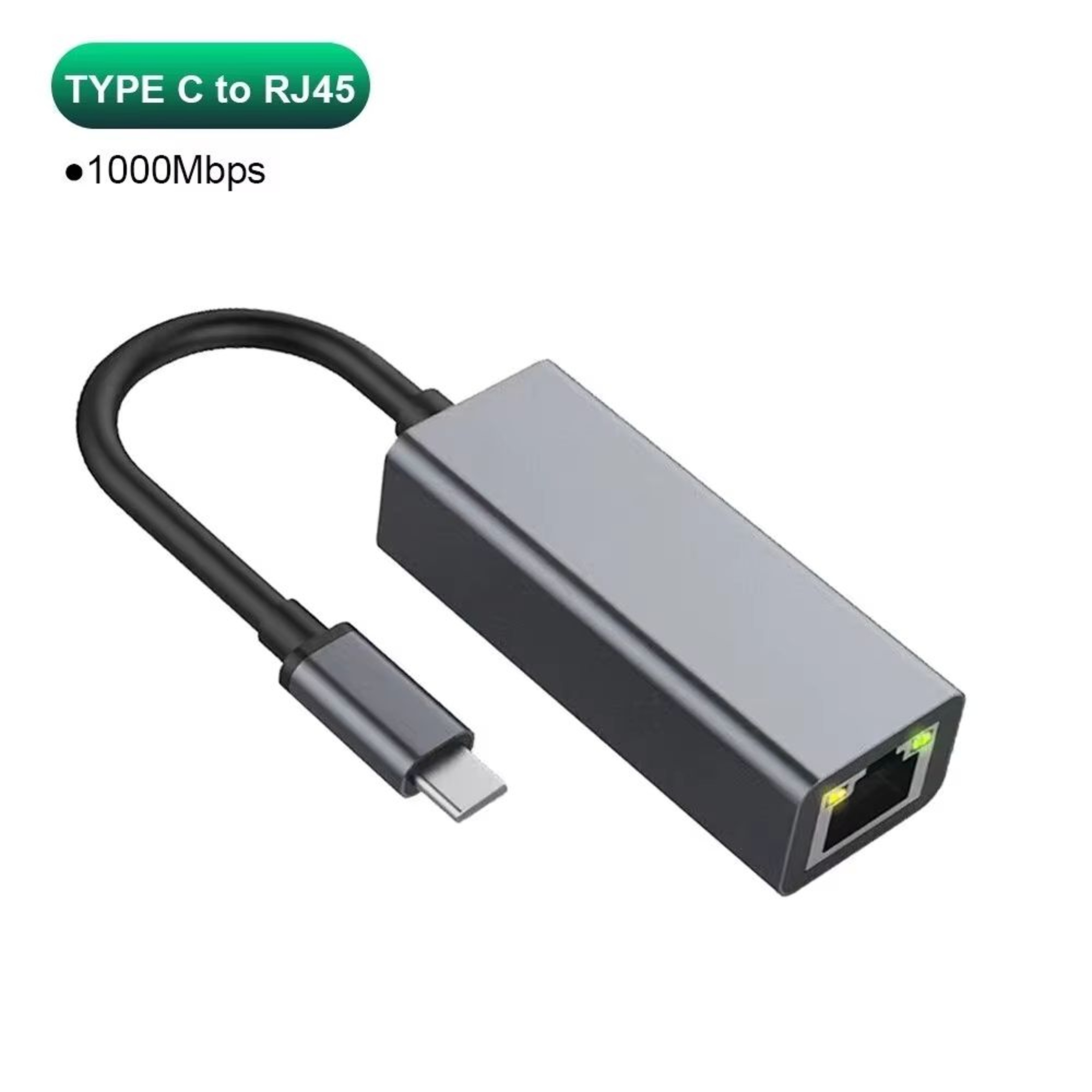 HighSpeed 1000Mbps USB 30  TypeC Ethernet Adapter  Reliable Wired Network Connection For Laptops Ma 9