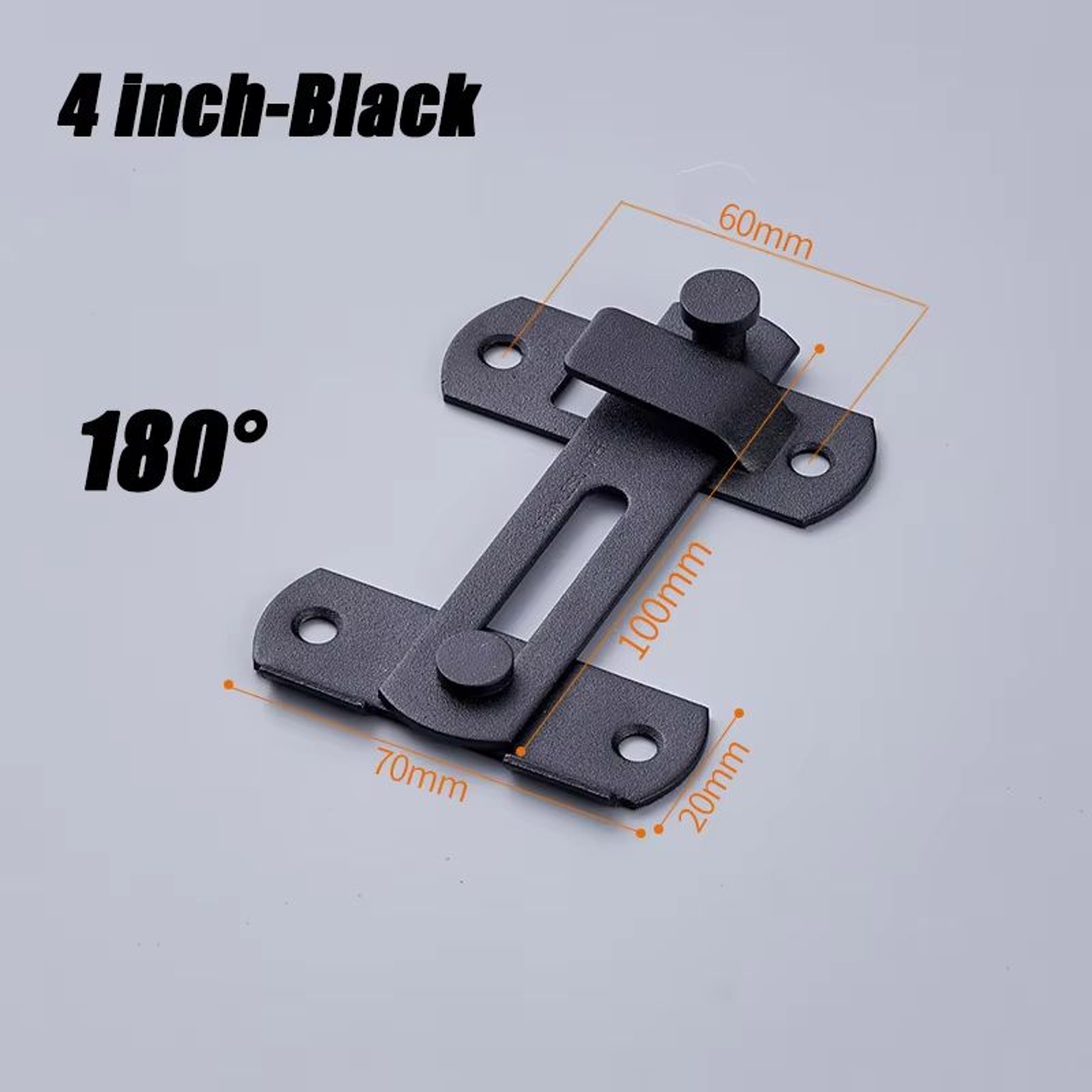 HeavyDuty Sliding Barn Door Latch  Secure Right Angle Door Bolt For Closets Windows And Baby Safety 10