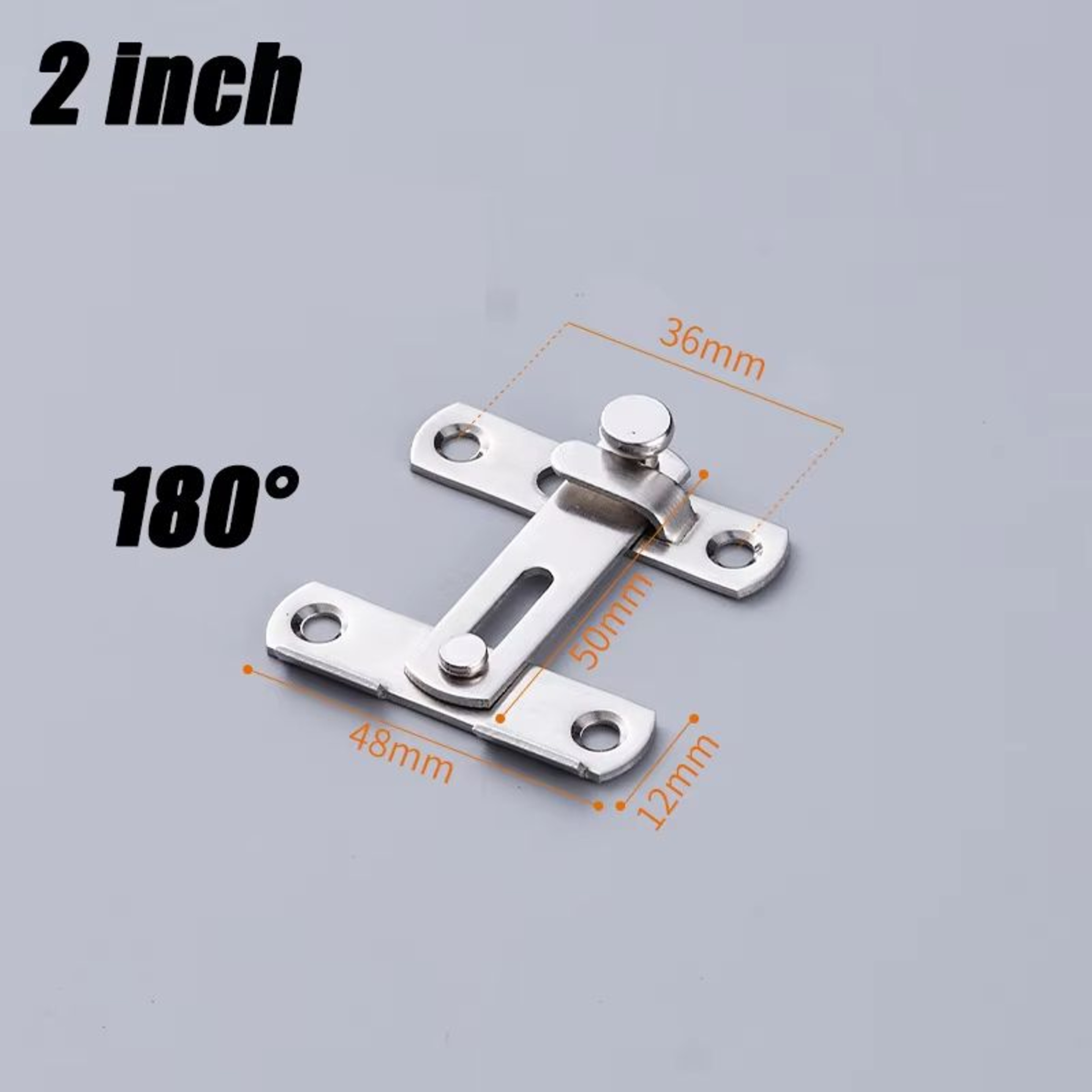 HeavyDuty Sliding Barn Door Latch  Secure Right Angle Door Bolt For Closets Windows And Baby Safety 6