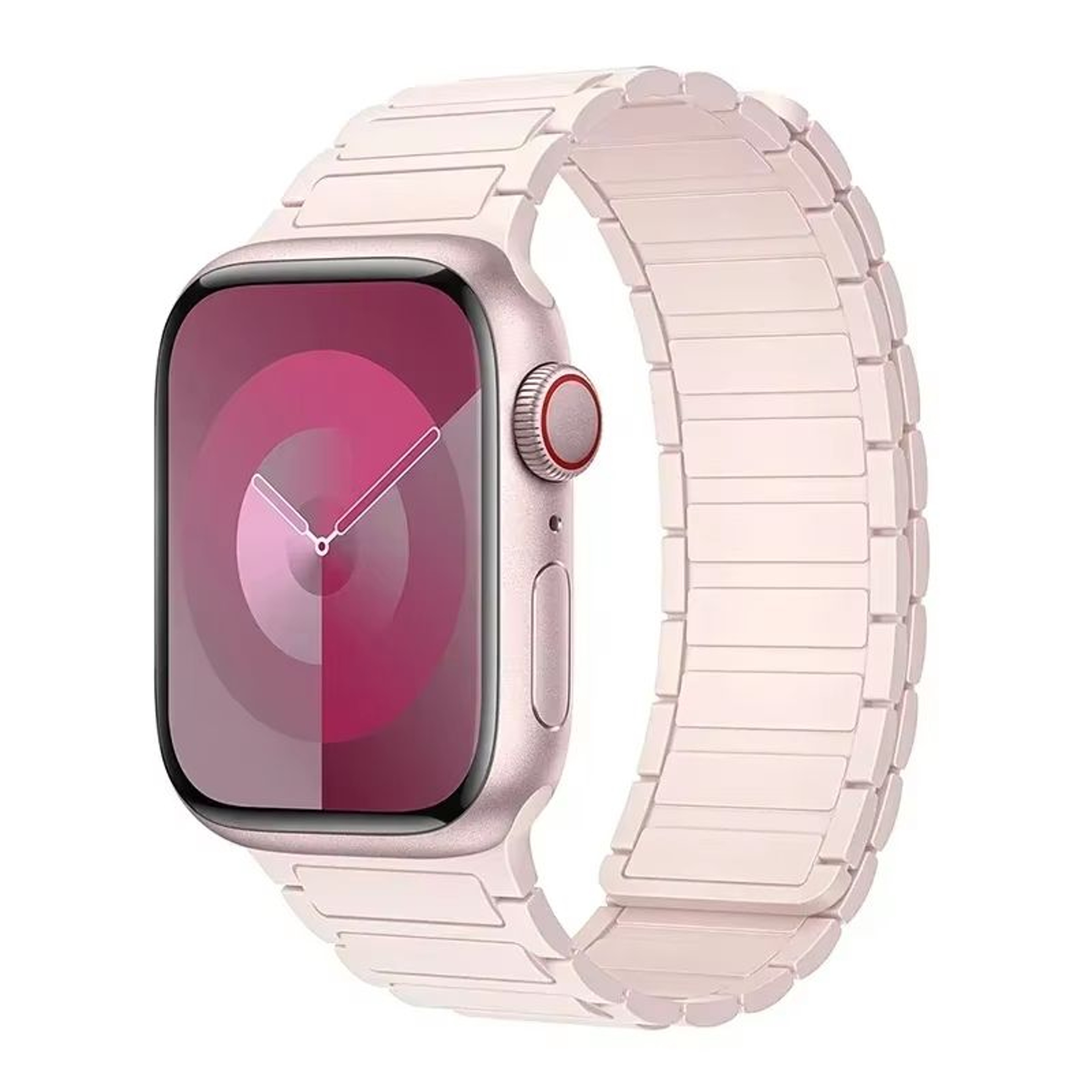 Magnetic Loop Silicone Band For Apple Watch  Soft Secure  Stylish Strap For Series 9 8 7 6 5 4 3 SE 10