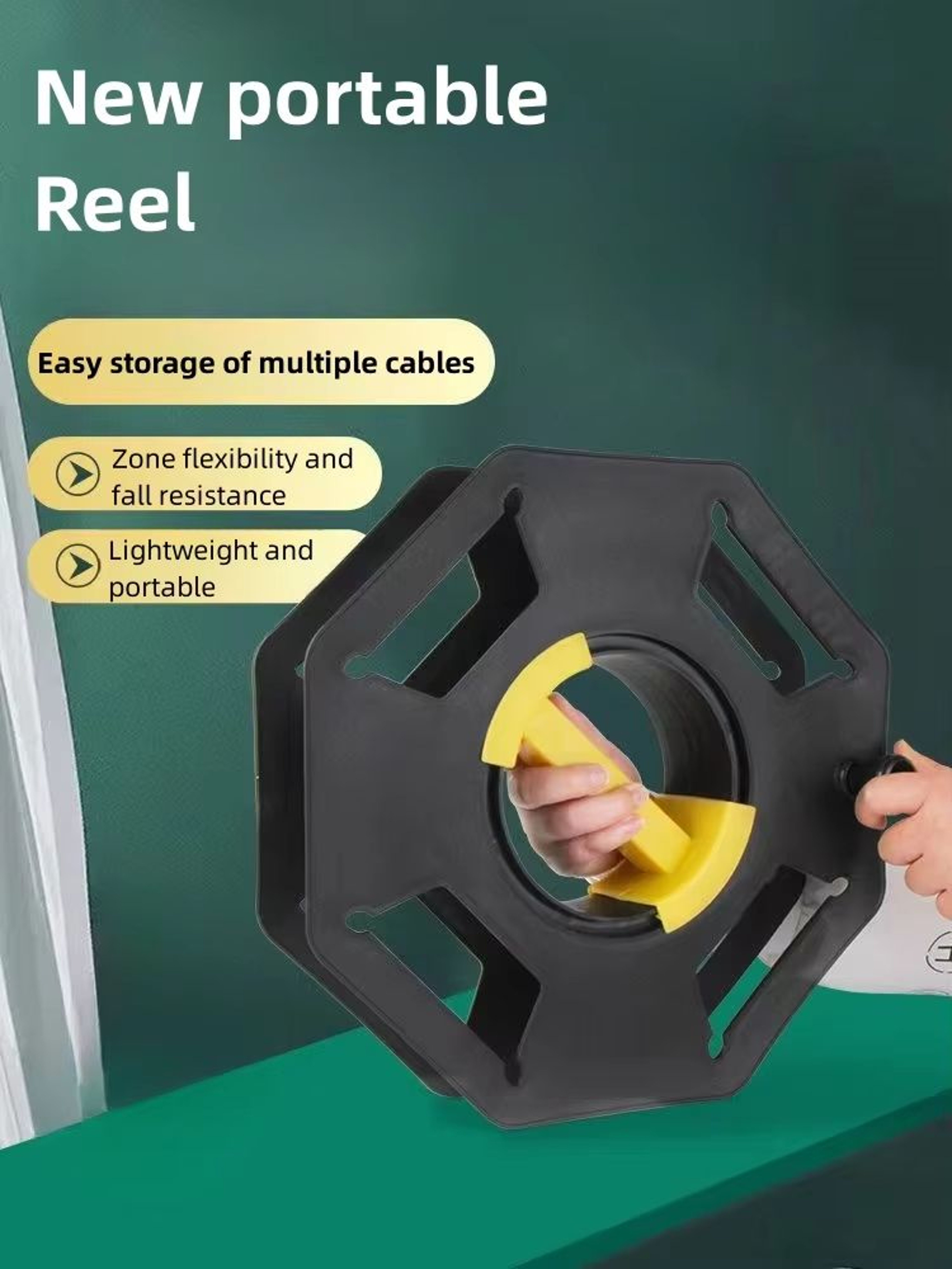 Smart Cable Winding Storage Disk  Plastic Wire Organizer For Tidy Cord Management 1