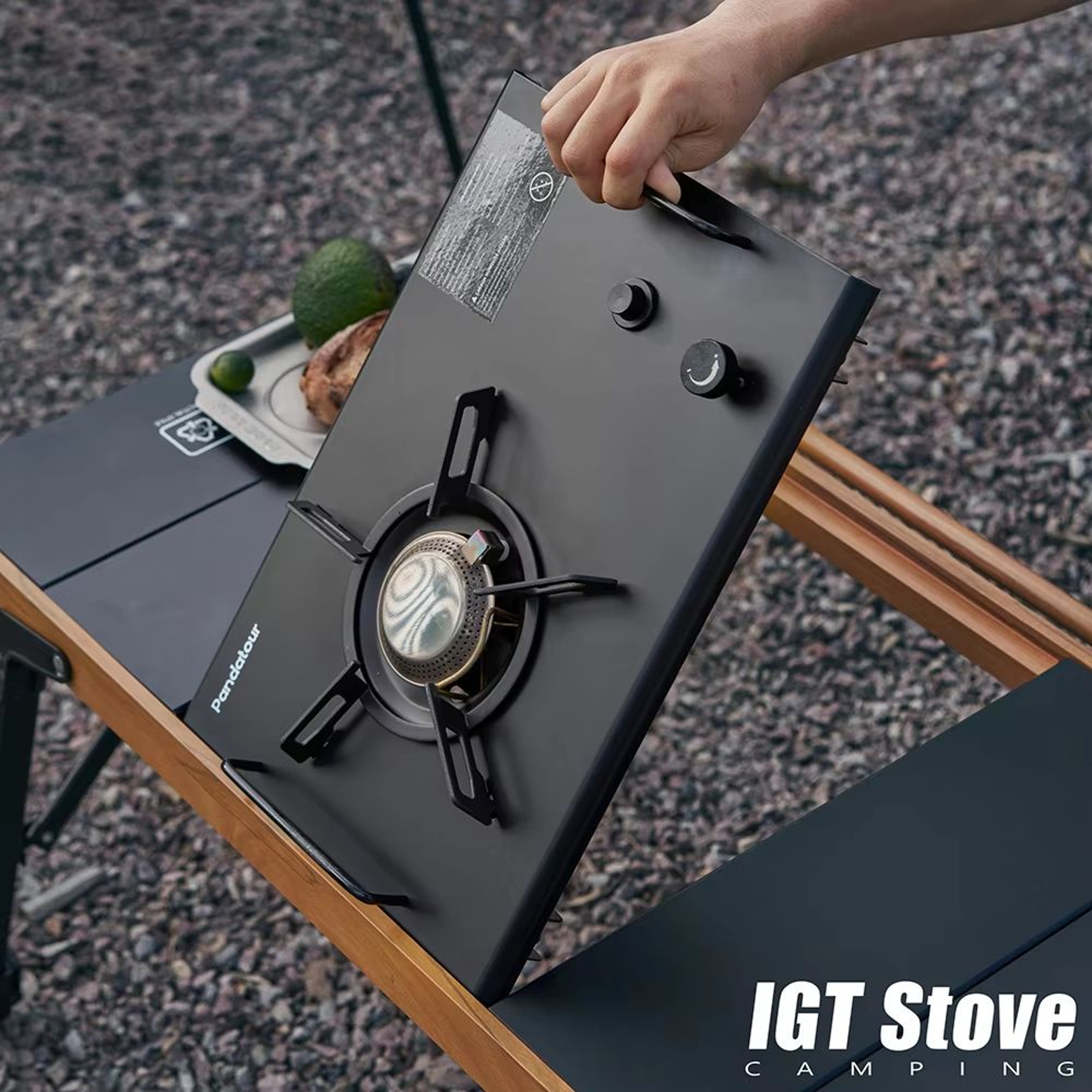 Pandatour Outdoor IGT Camping Stove  OneTouch Portable Cooker 2