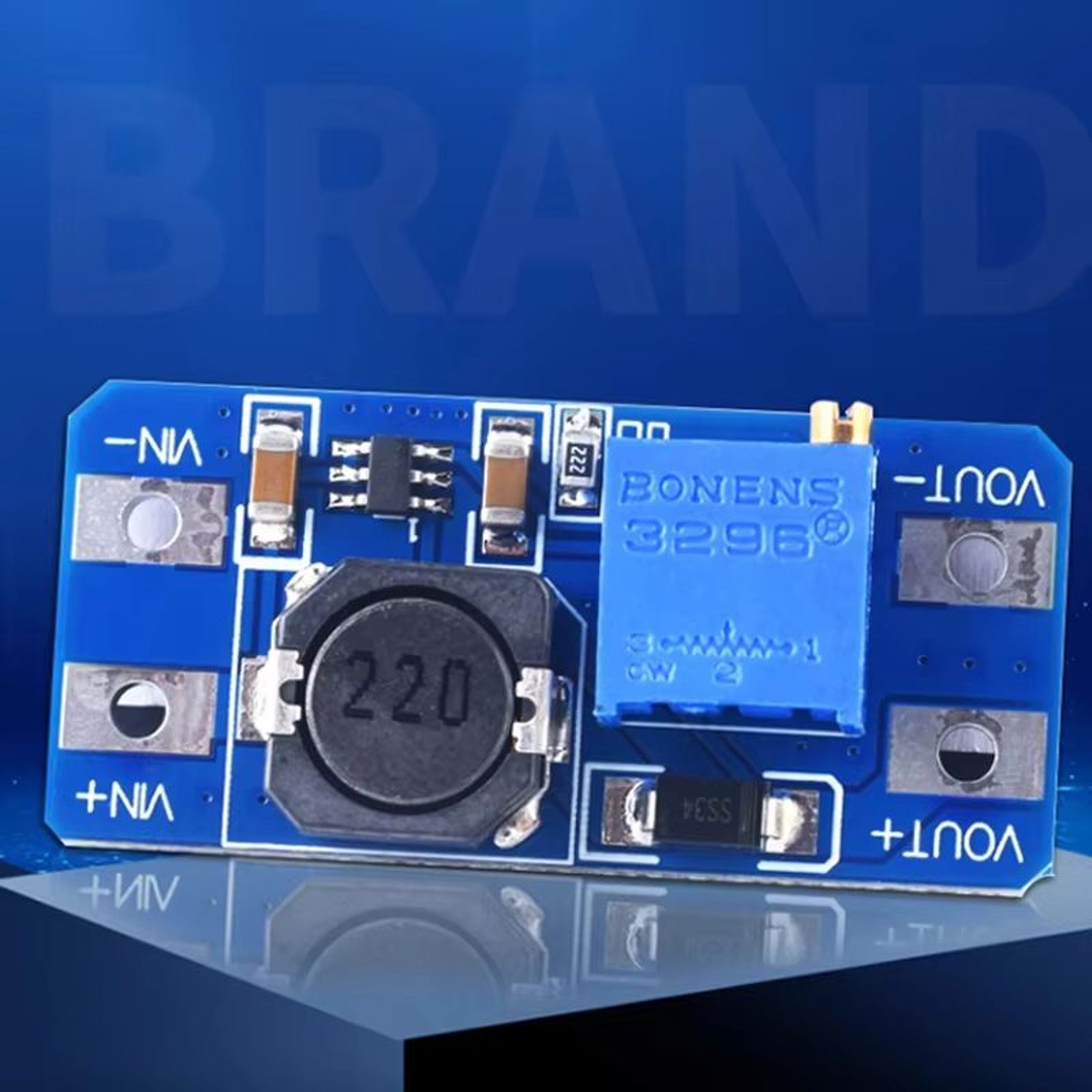 MT3608 DCDC Boost Converter Module  Adjustable StepUp Power Supply 2A 2V24V To 5V9V12V28V For Ardui 4