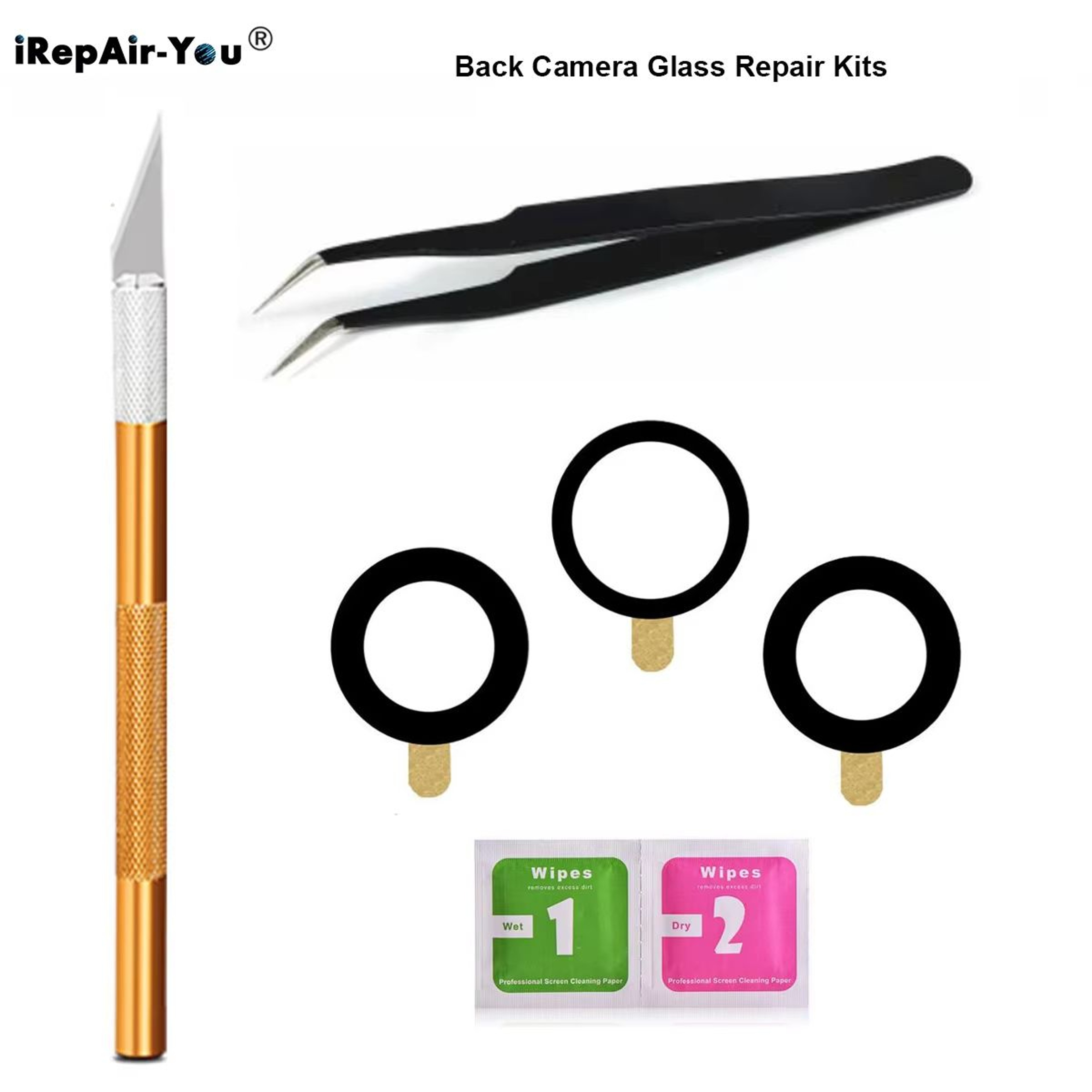 Sapphire Rear Camera Glass Replacement For IPhone  Durable Repair Kit For IPhone 161514131211X Seri 0