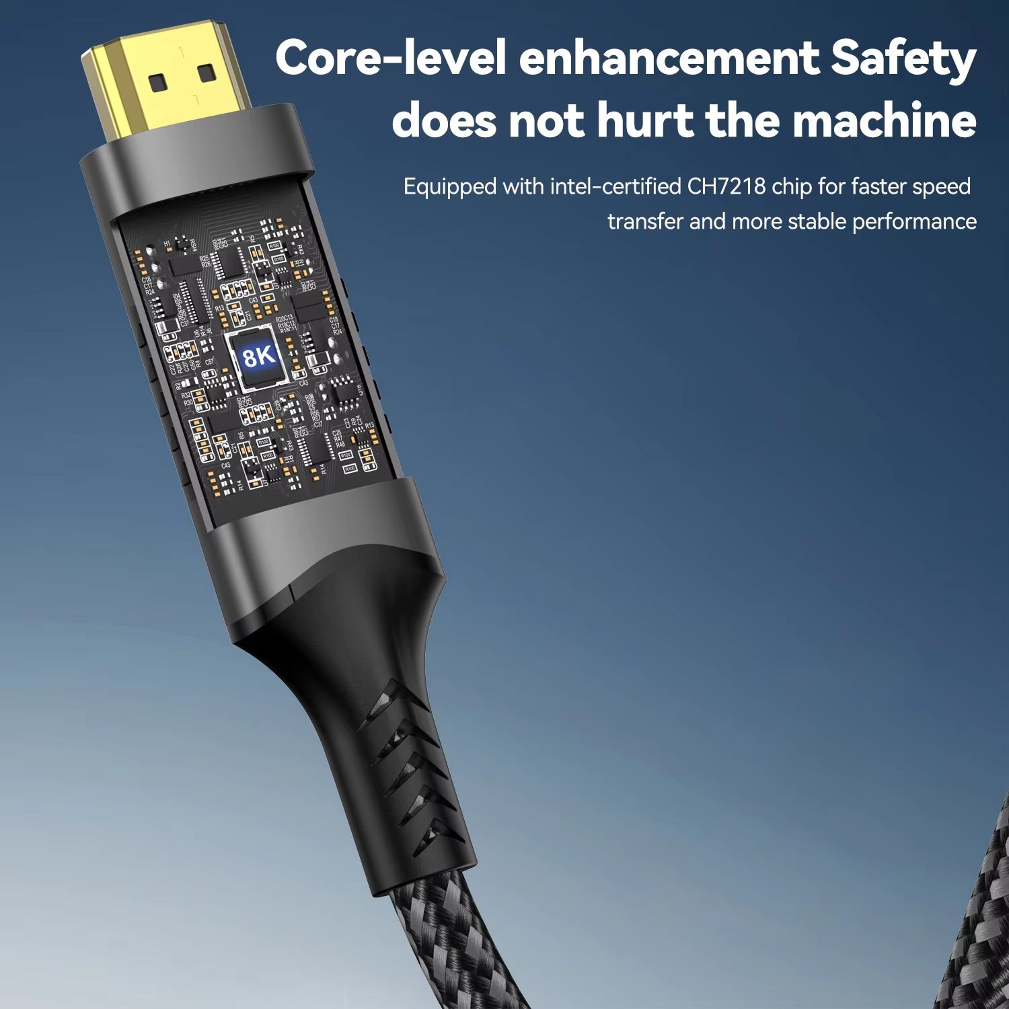 USBC To HDMI 8K Ultra HD Cable  TypeC To HDMI Adapter For MacBook IPad And HDTV Display 1