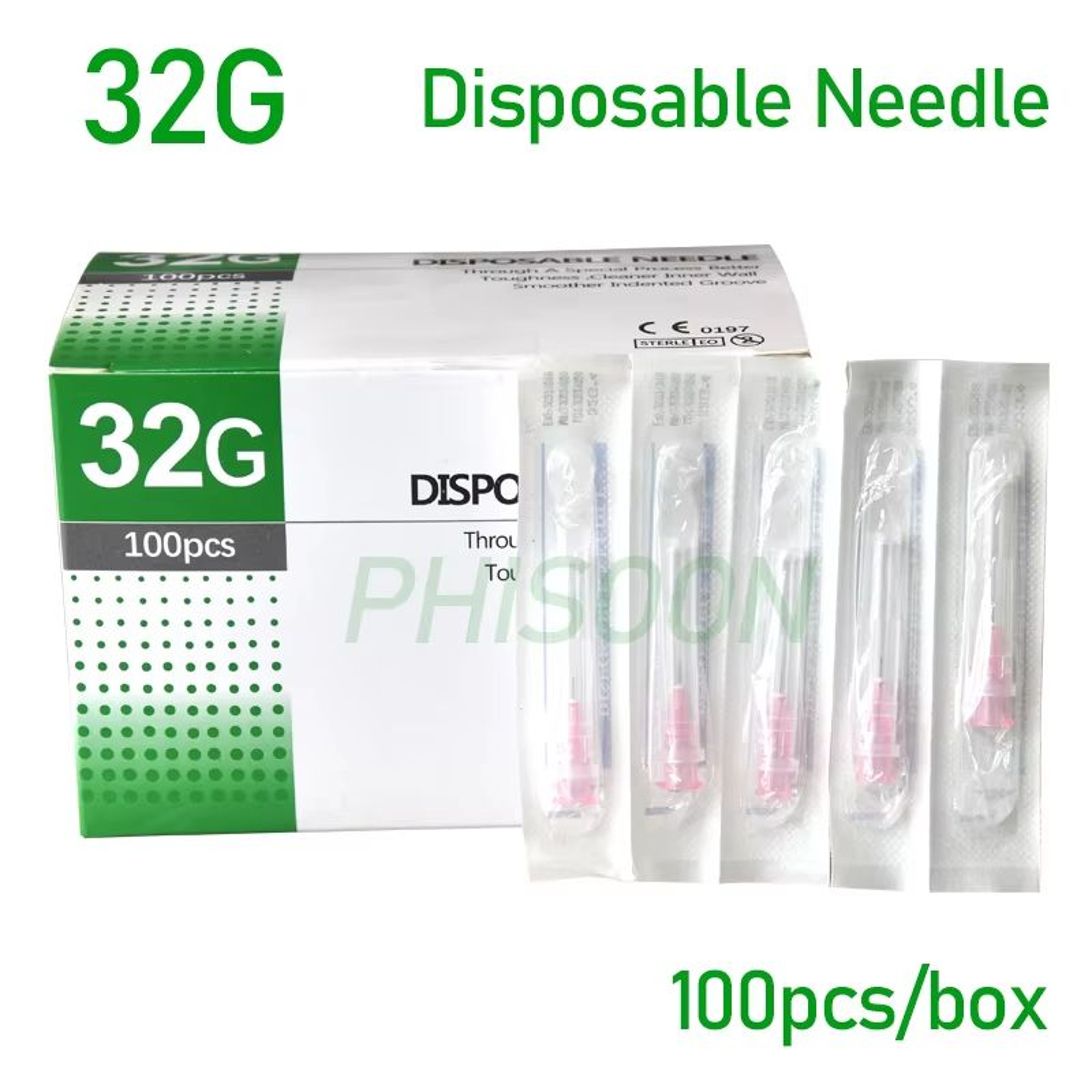 Painless Ultrafine 32G Beauty Needles  Professional Microneedle Syringes For Skincare Mesotherapy   0