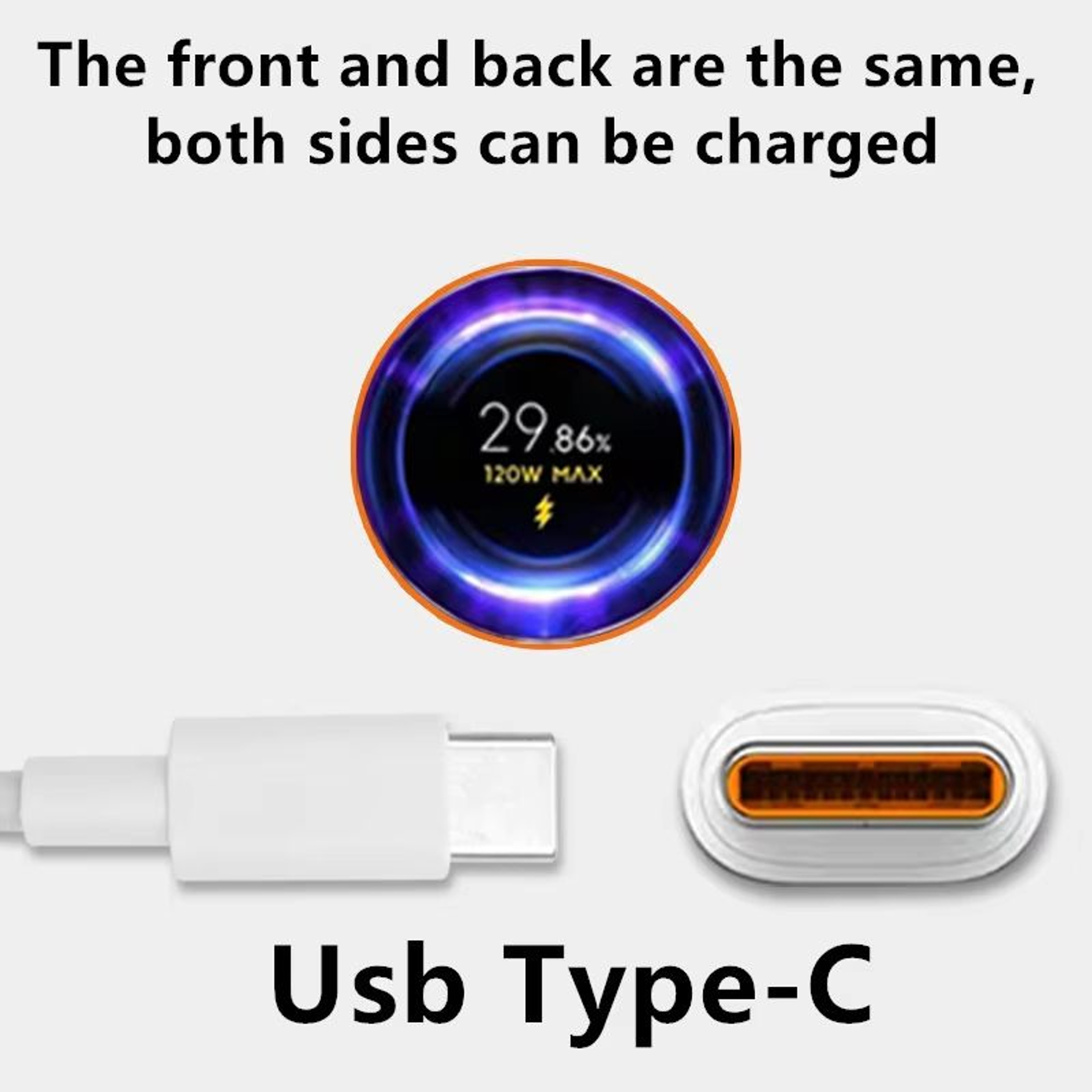 120W Turbo USBC Fast Charging Cable For Xiaomi  Redmi  UltraDurable TypeC Power Cord For Rapid Char 1