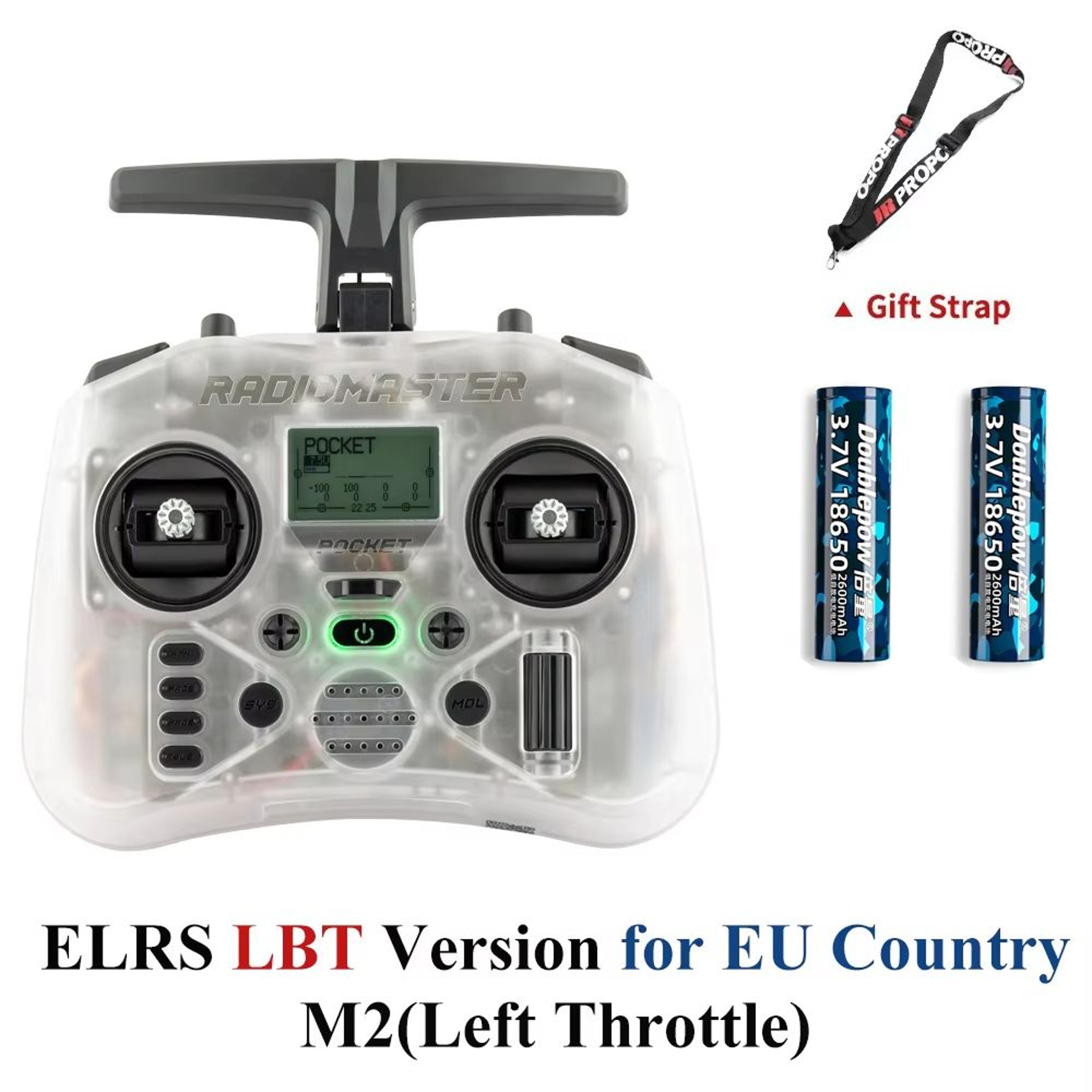 Radiomaster Pocket EdgeTX 24G LeftHanded Throttle Radio Controller 9