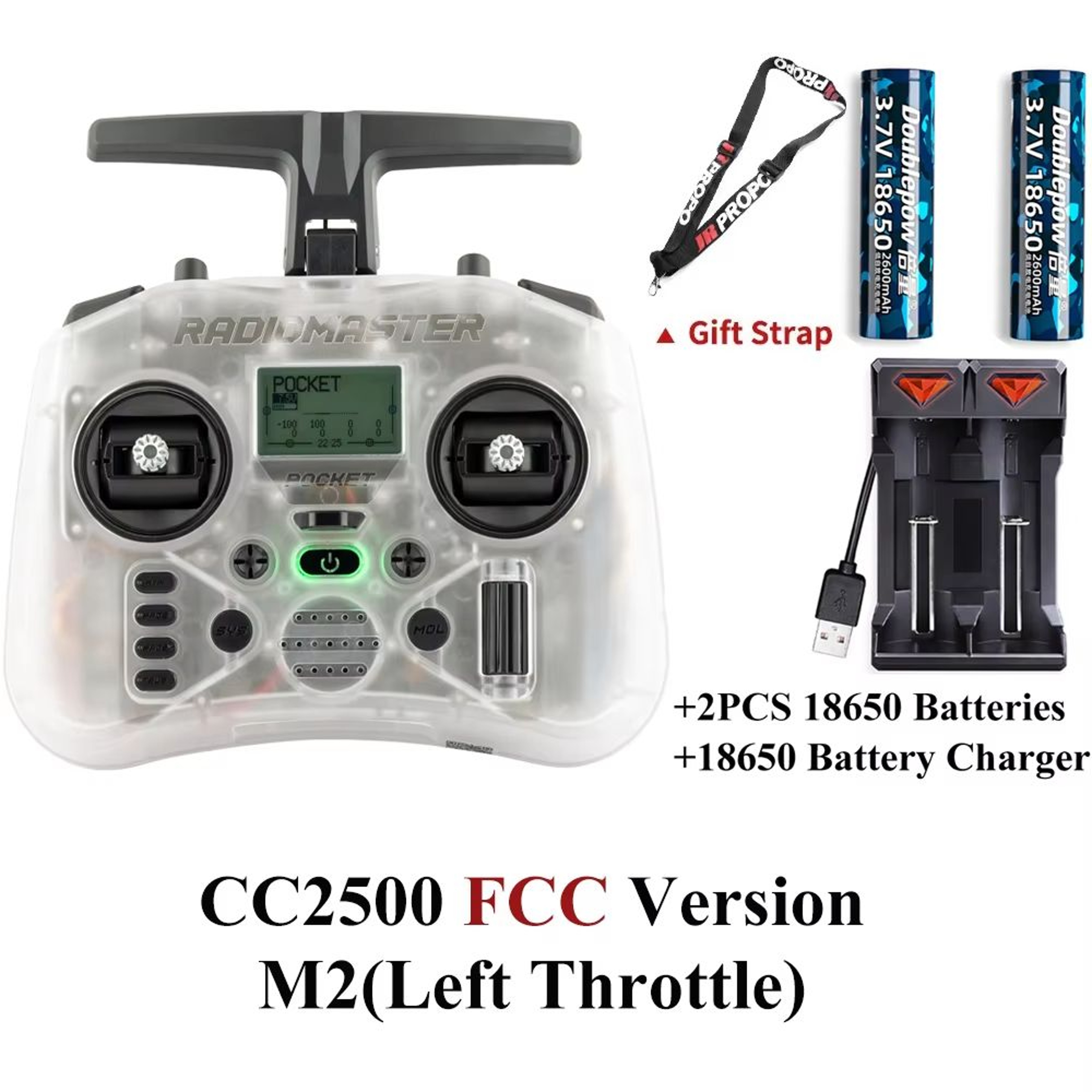 Radiomaster Pocket EdgeTX 24G LeftHanded Throttle Radio Controller 13
