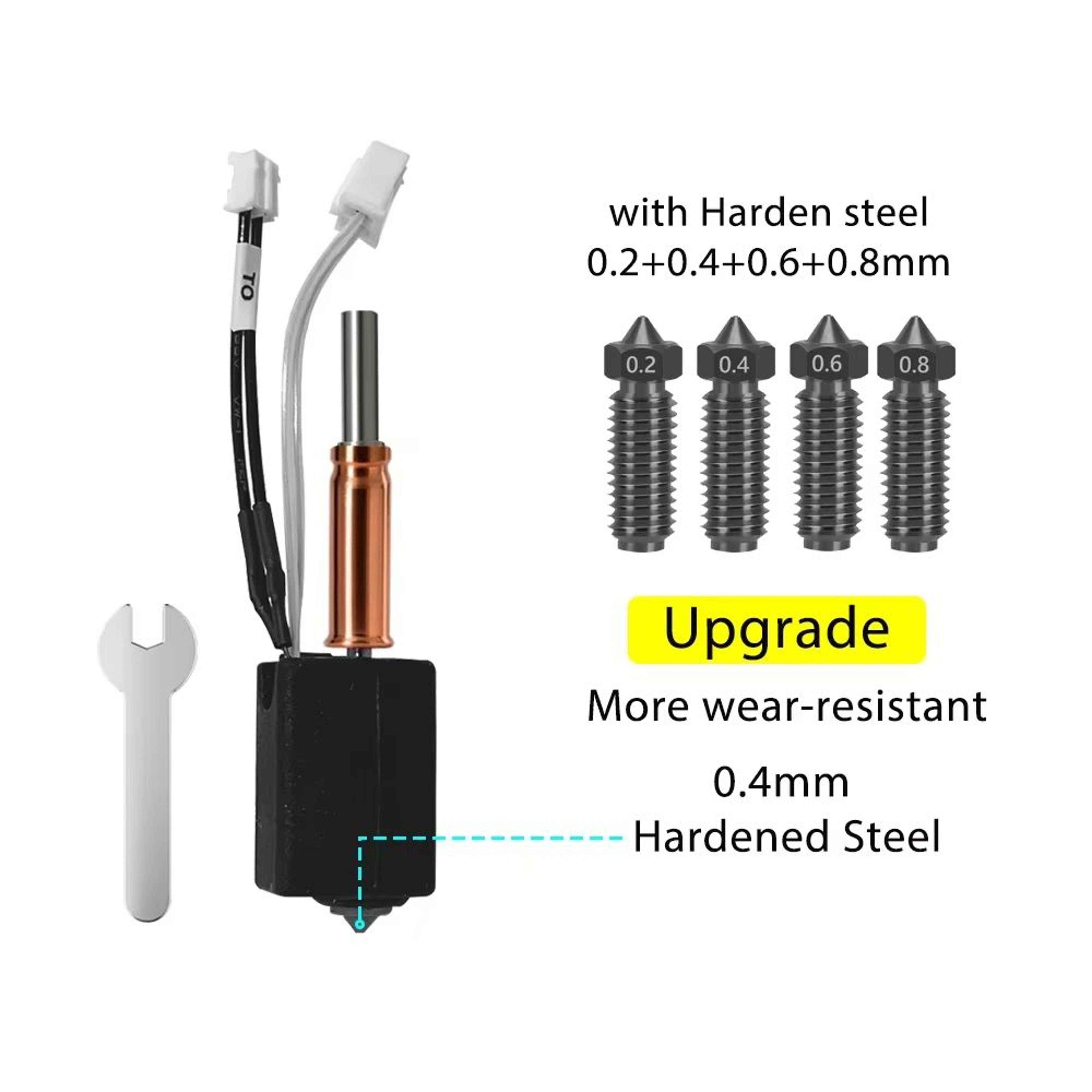 Anycubic Kobra 3 V2 Ceramic Hotend Upgrade  Standard Nozzle Print Head Accessory 20