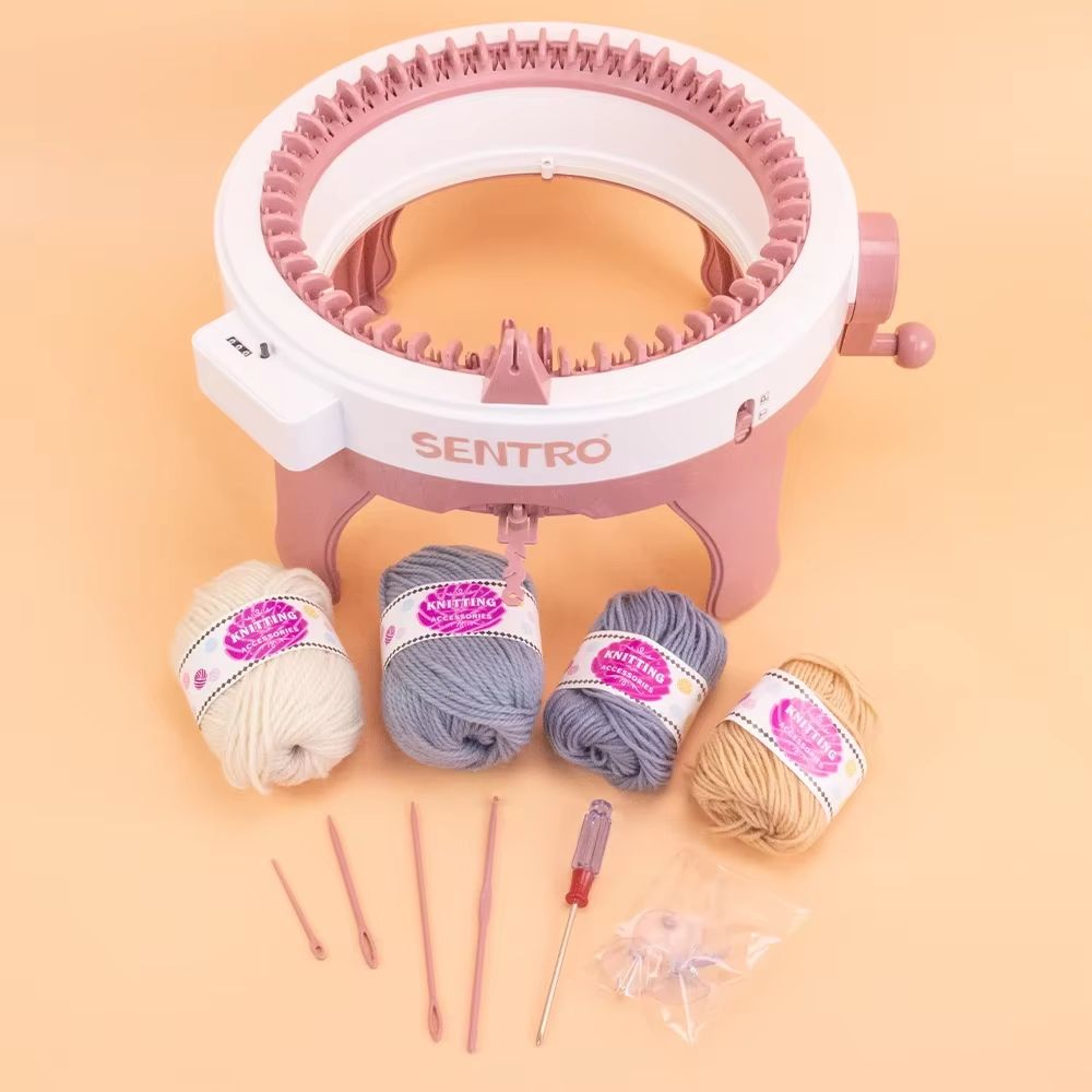 Versatile 224048Needle Hand Knitting Machine For DIY Scarves Sweaters Hats And Socks 3
