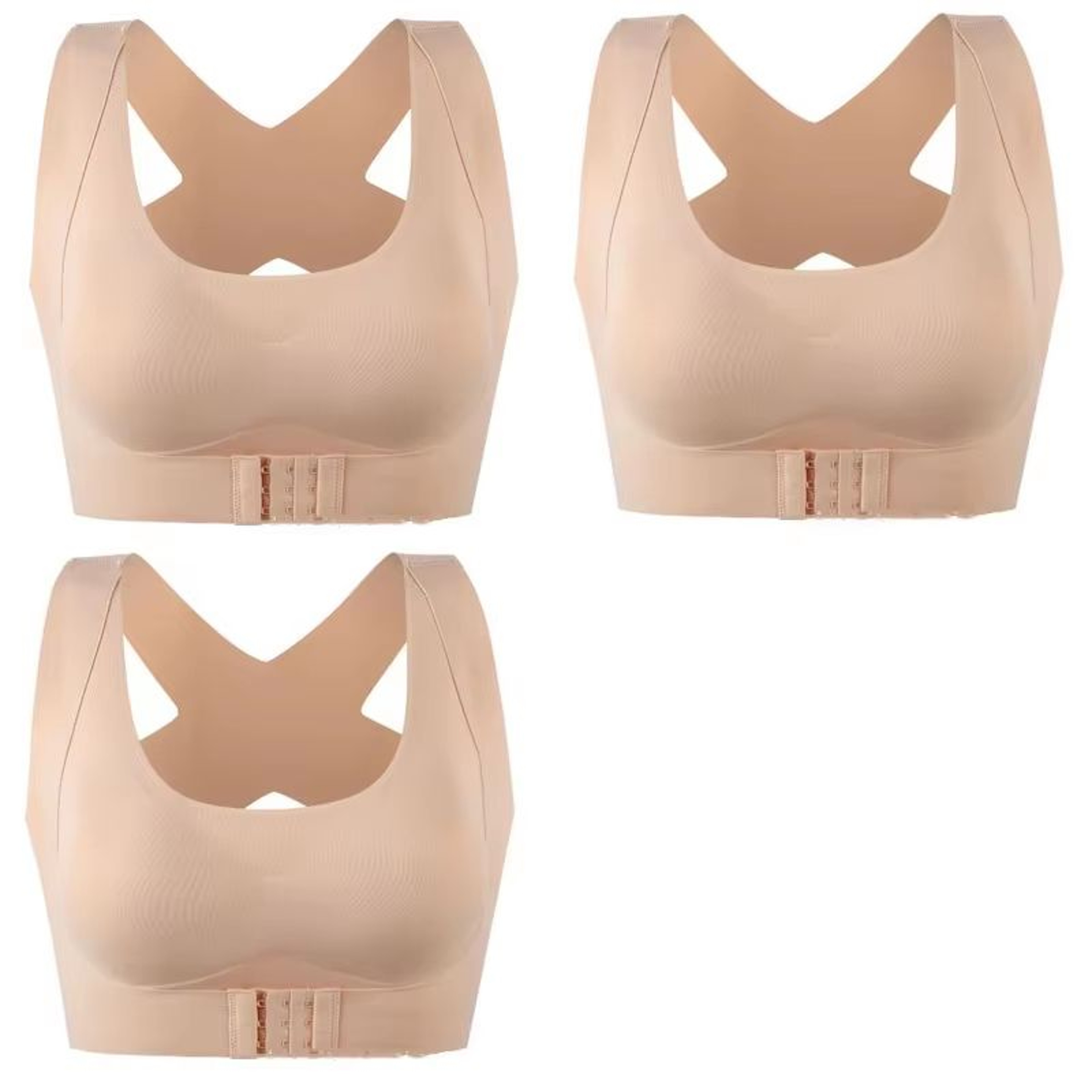 ComfortLift Womens Push Up Bra With Front Closure And Posture Support 10