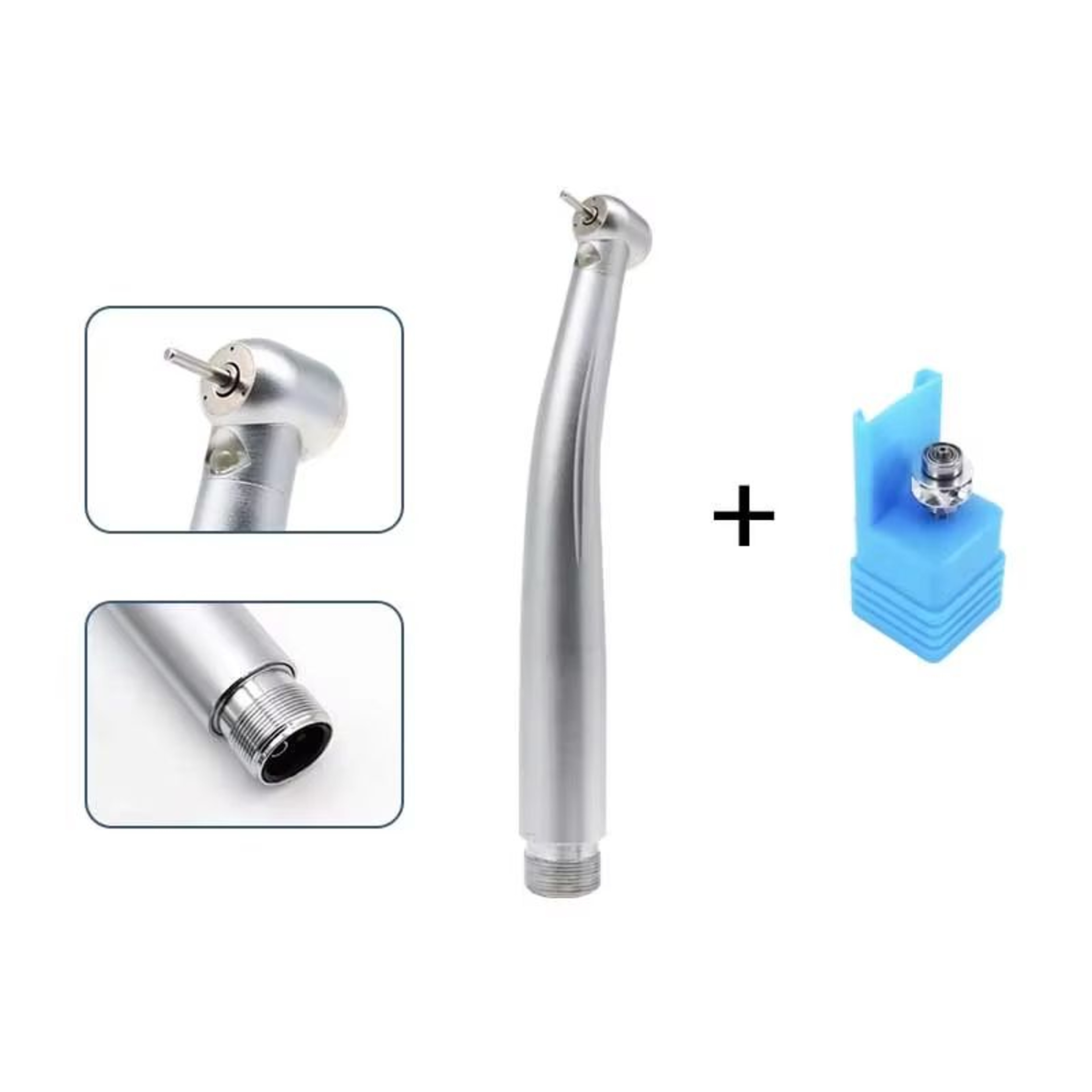 LED Dental HighSpeed Handpiece  Professional Air Turbine With Push Button  Ceramic Bearings B2M4 9