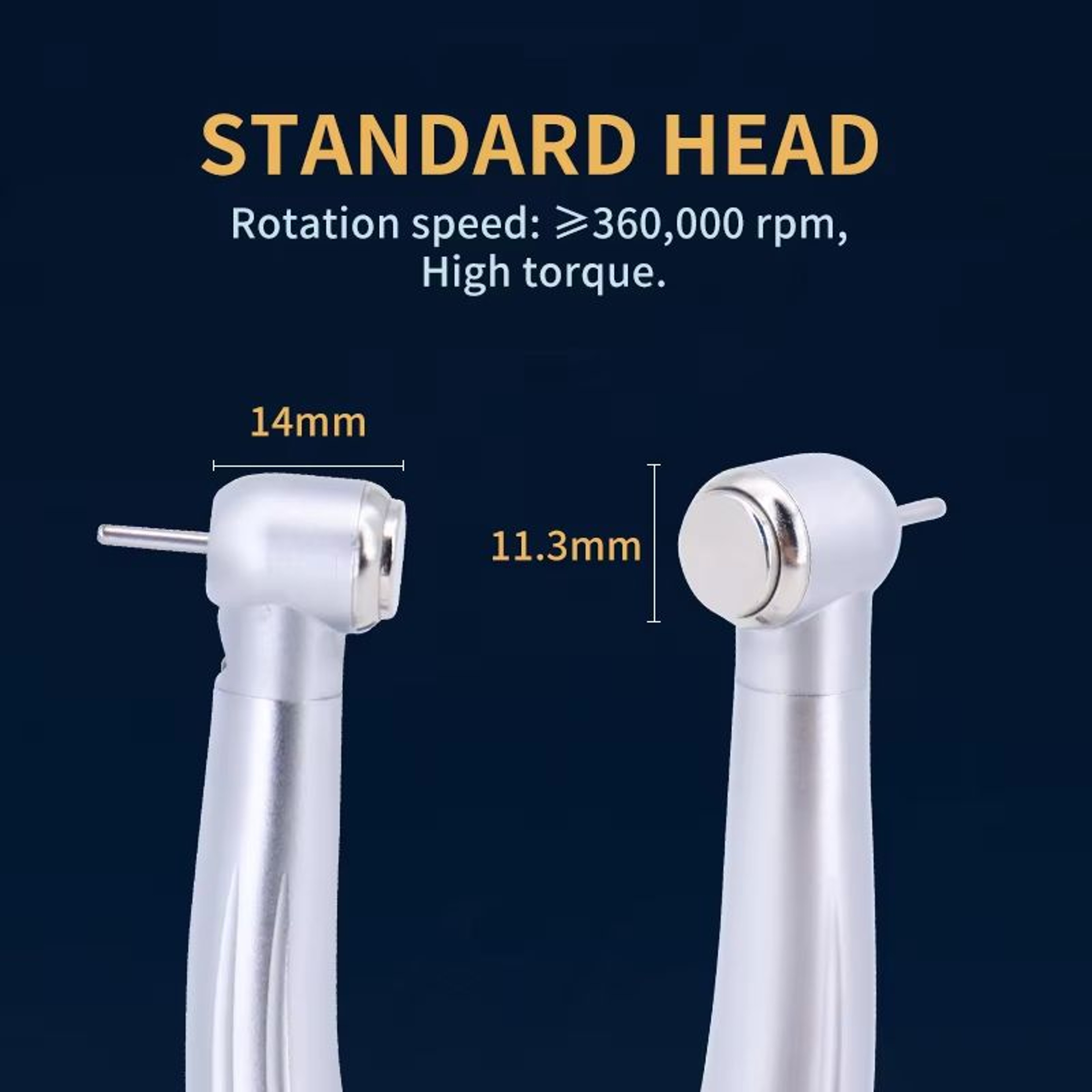 LED Dental HighSpeed Handpiece  Professional Air Turbine With Push Button  Ceramic Bearings B2M4 3