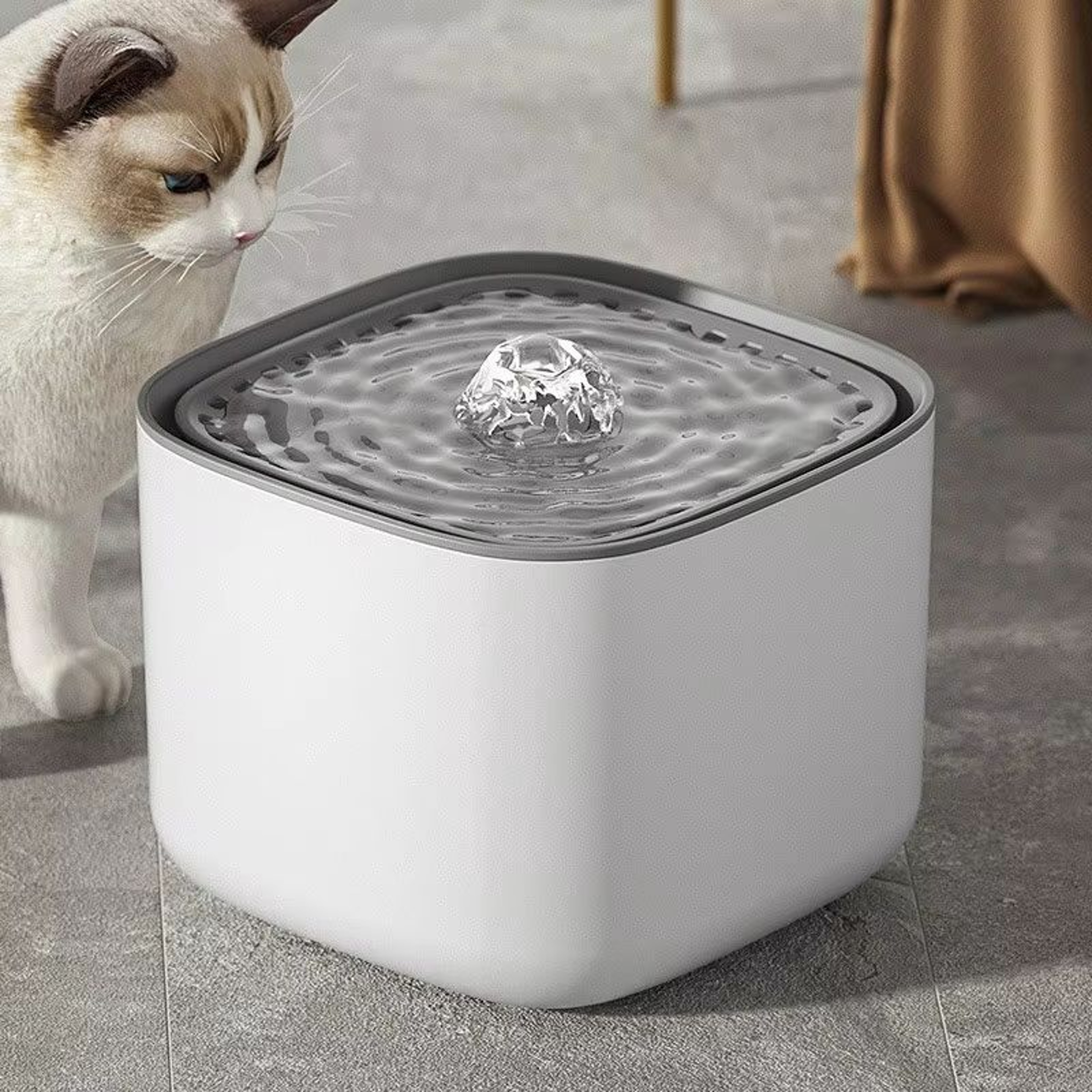 3L Smart Pet Water Fountain  Automatic USB Cat Water Dispenser With Quiet Circulating Filter  Motio 0