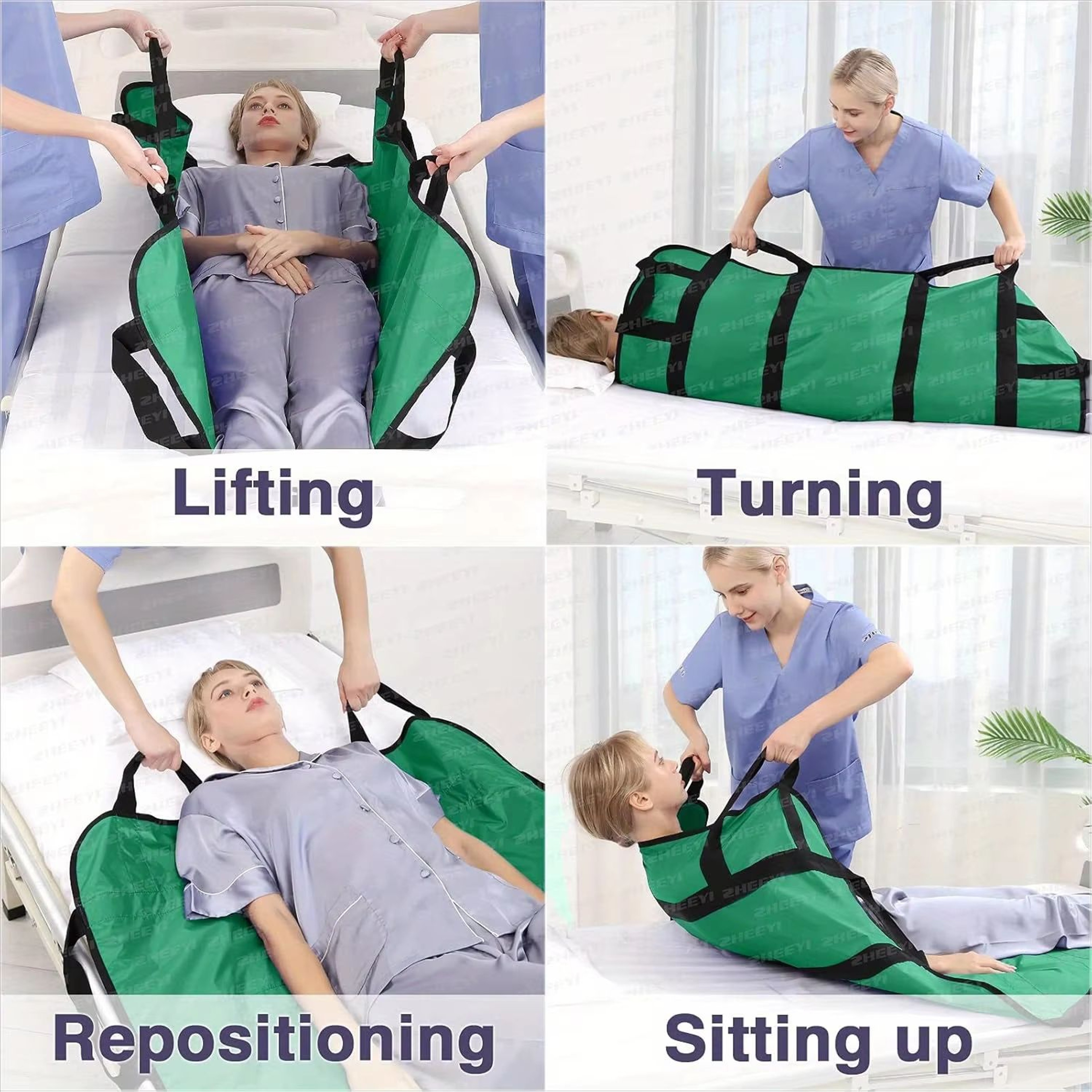 CareEase Patient Transfer  Turning Sheet  Assistive Bed Slide For Disabled Elderly And Caregivers 0