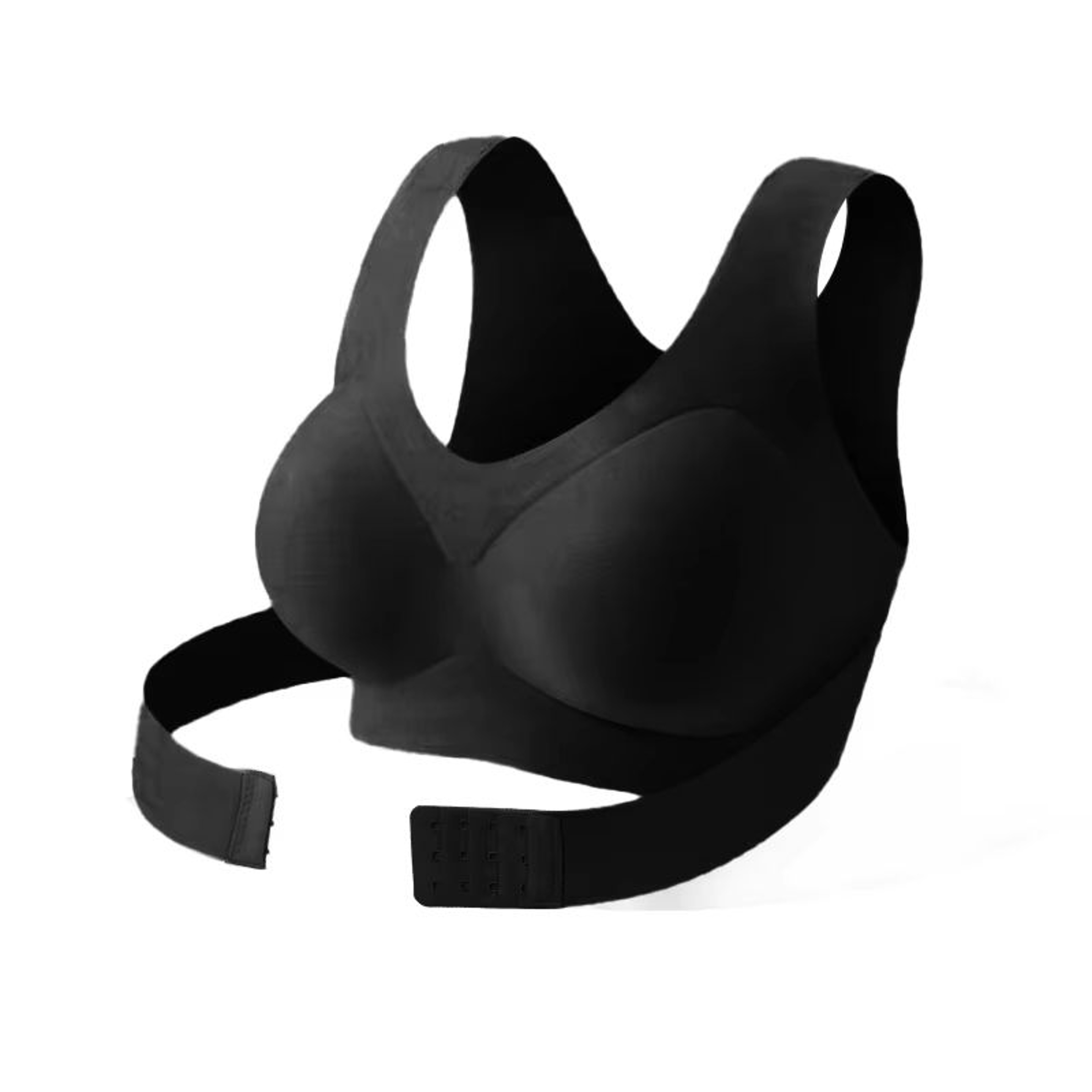 FallSweet Seamless Posture Support Bra  Wireless PushUp Comfort With Cross Back Design 6