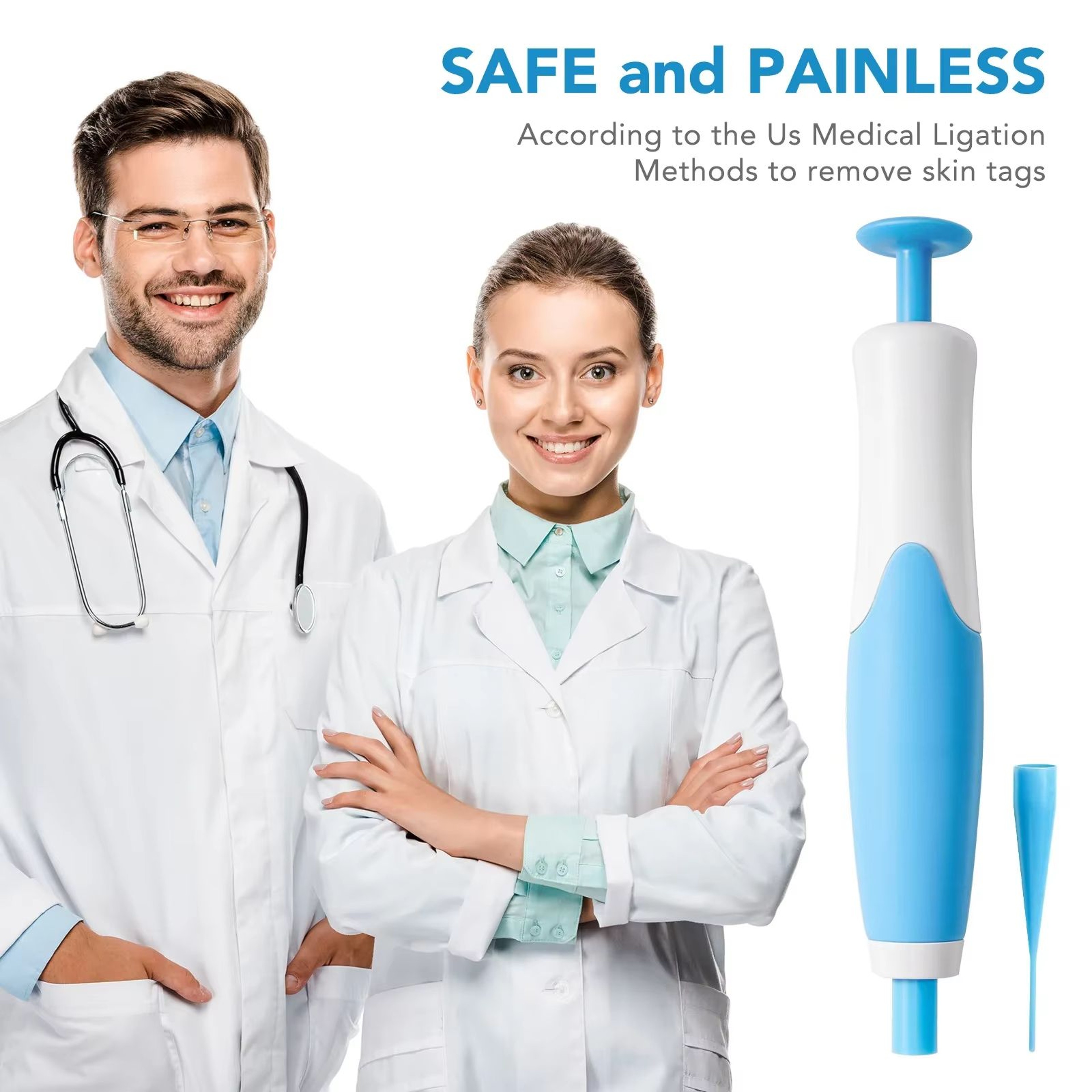 Precision DualHead Skin Tag  Wart Removal Pen Set  Safe Home Kit For Moles Warts  Skin Tags 5