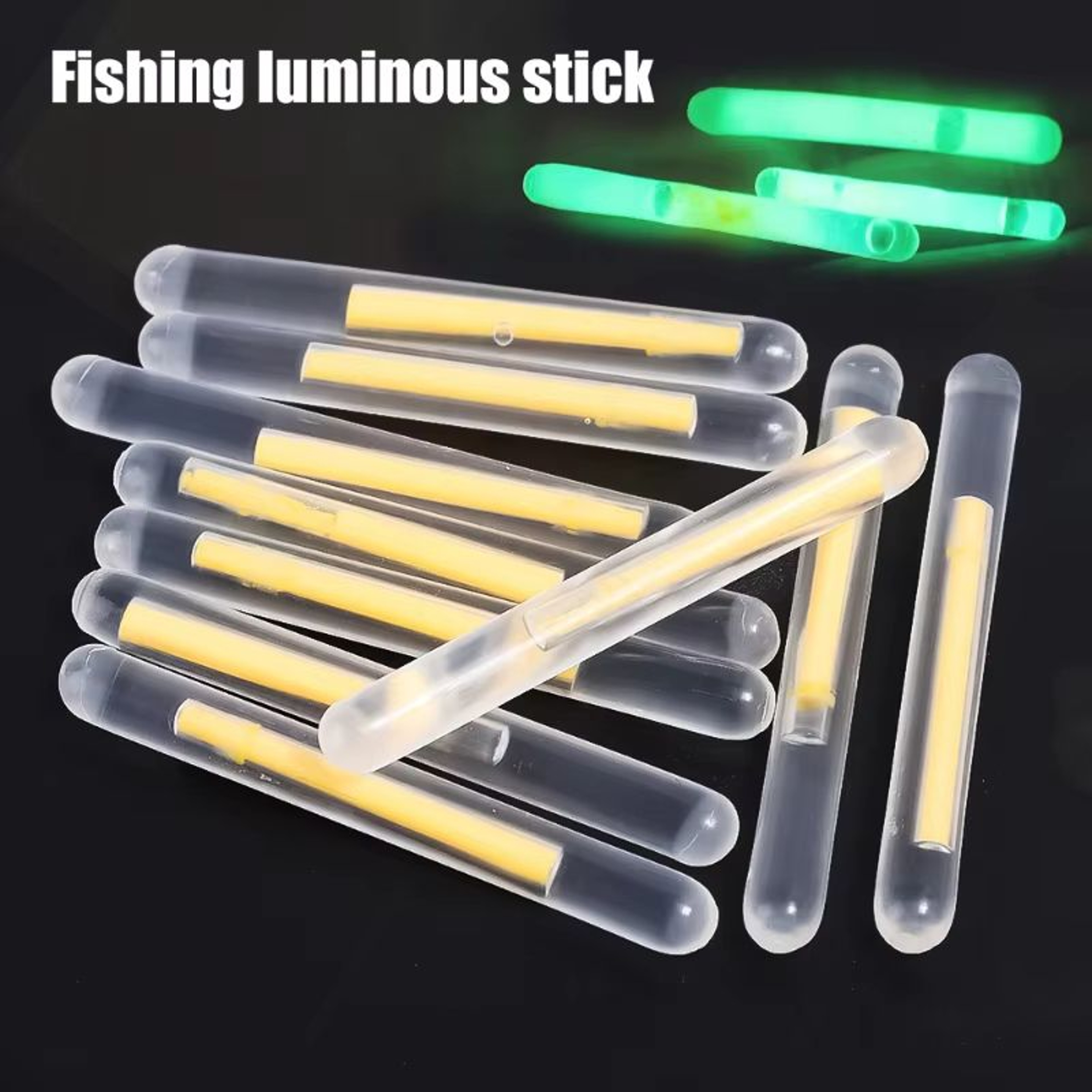 Firefly Fluorescent Fishing Rod Light 50100PCS For Night Fishing 5