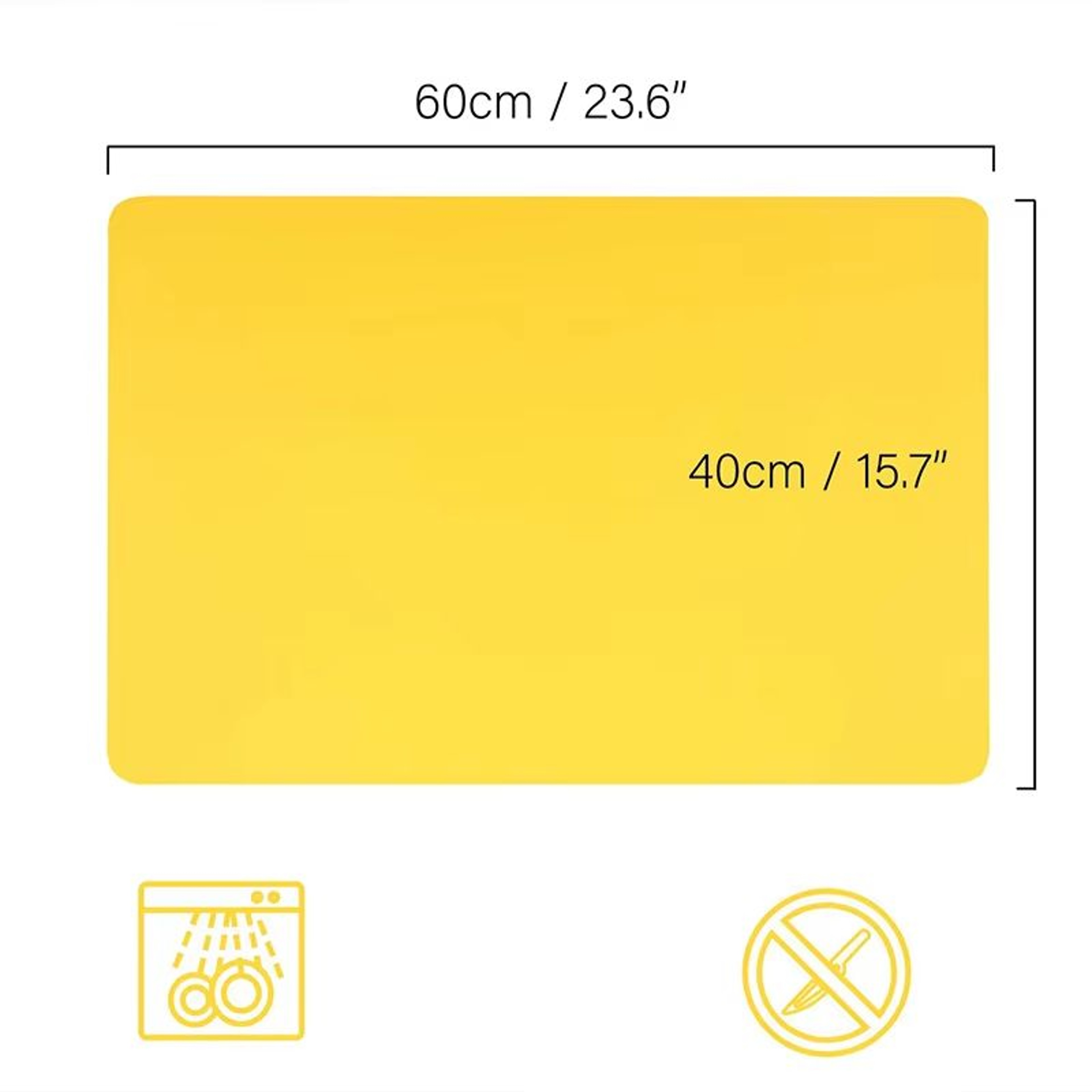 Oversized Food Grade Silicone Waterproof Placemat  Heat Insulation  AntiSkidding Table Mat For Kitc 5