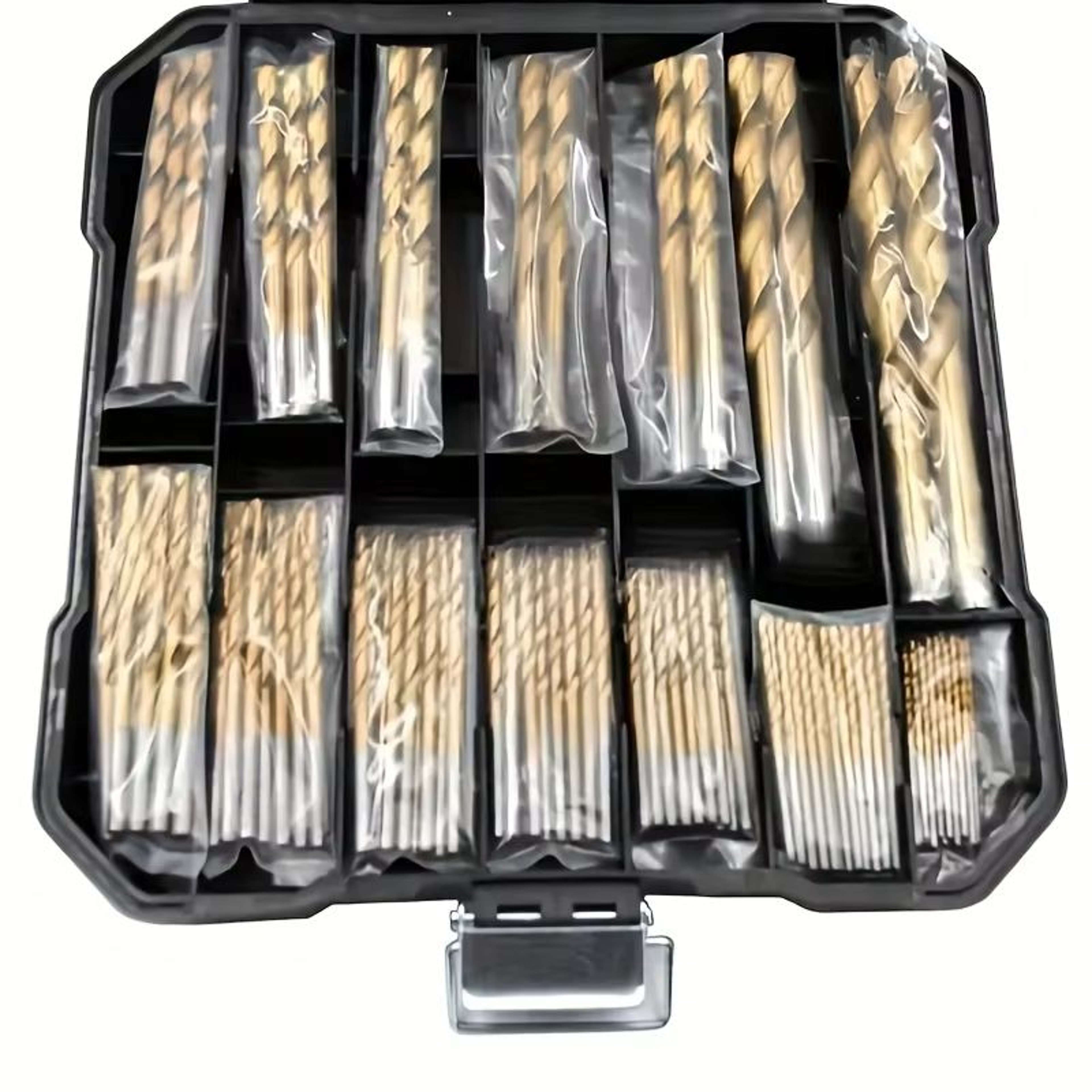 Titanium Plus HexShank HSS Drill Bit Kit  5099 Pc MetalWoodPlastic Drill Set 0