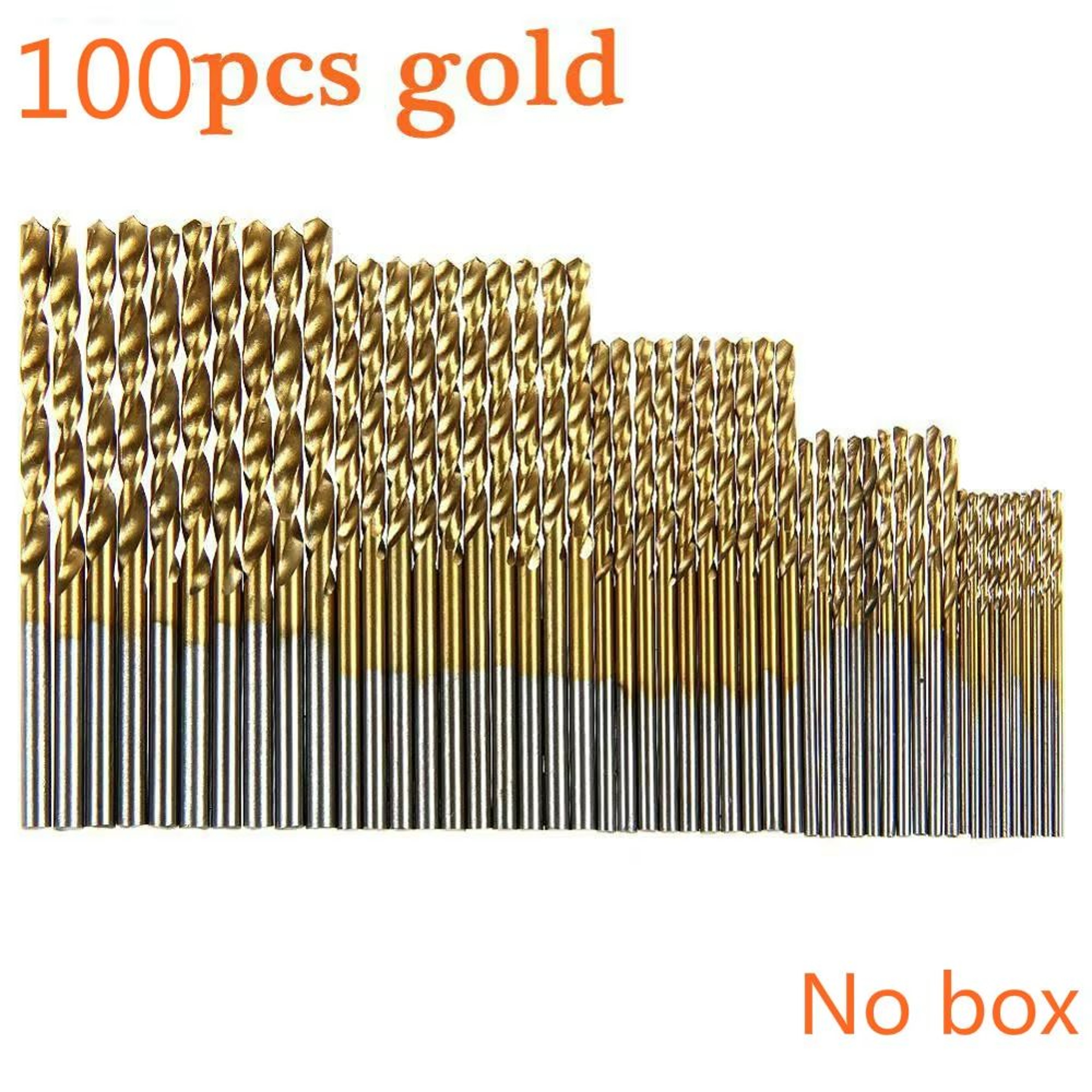 TitanEdge Mini Extractor Bit Kit  100 Pc TitaniumCoated HSS Bit Set 1  15  2  25  3 Mm 6