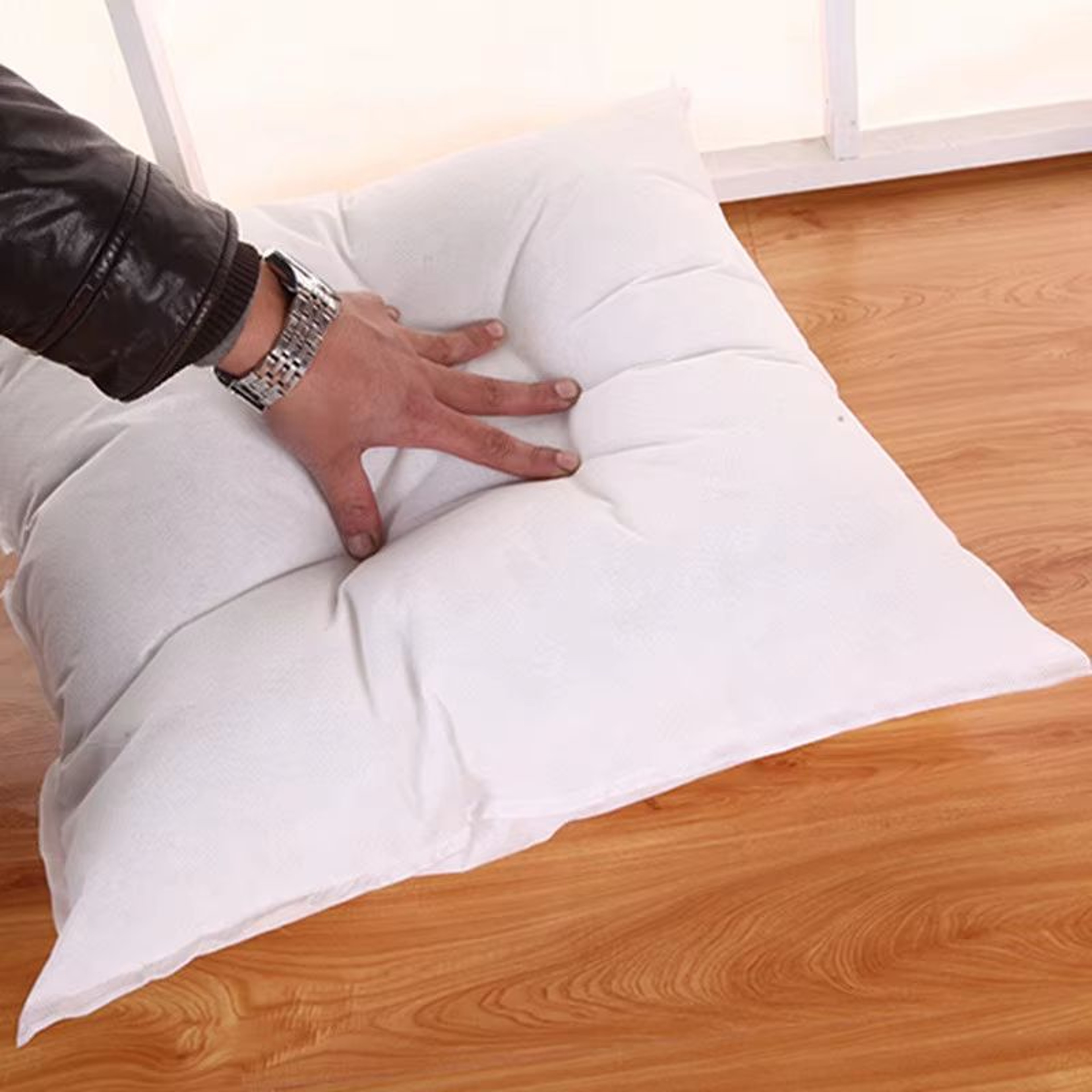 Premium BounceBack Pillow Insert  White Square Cushion Core For Sofa Car Seat  Home Decor Sizes 30x 6