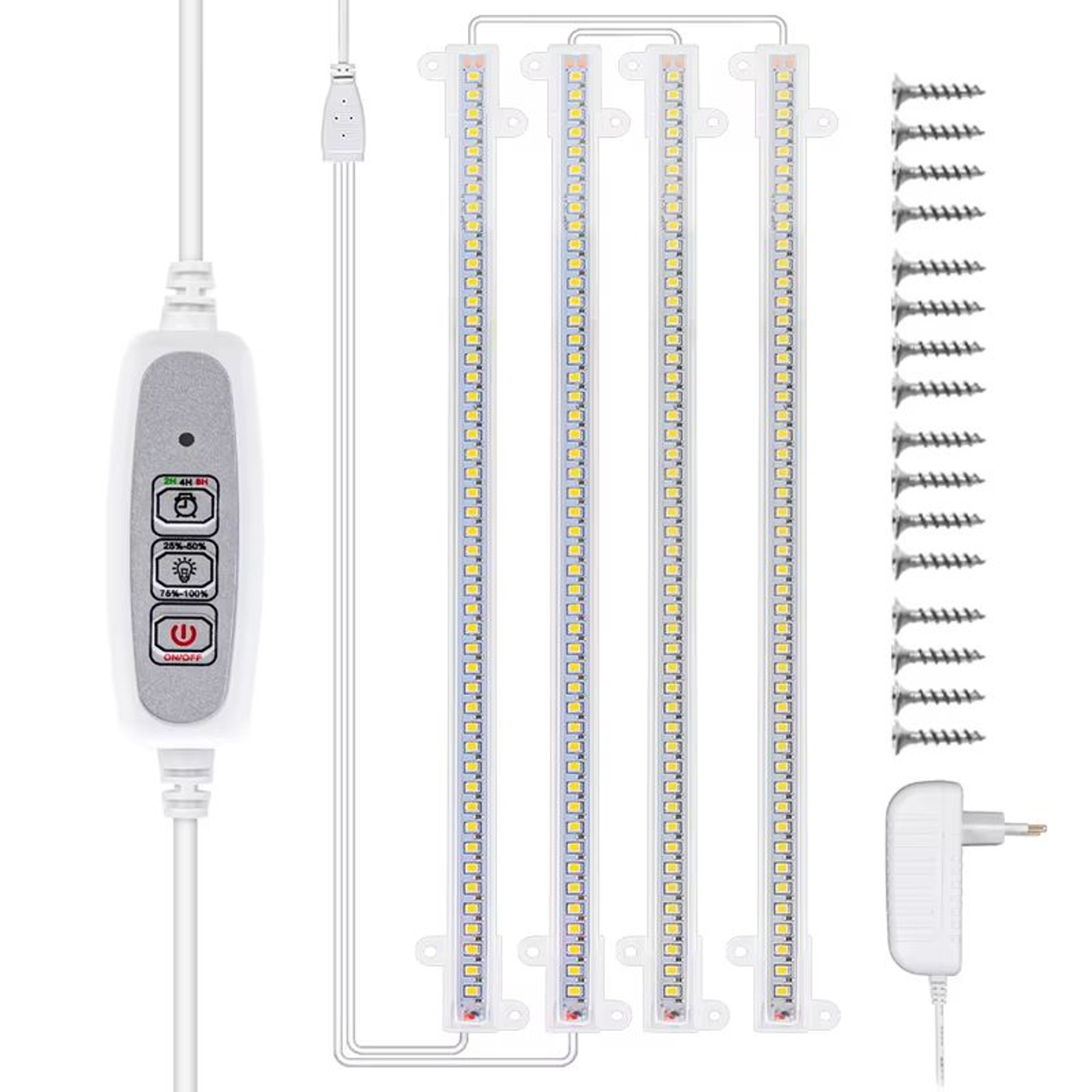 Indoor LED Grow Light With USB Timer  Full Spectrum Phyto Lamp For Plants 7