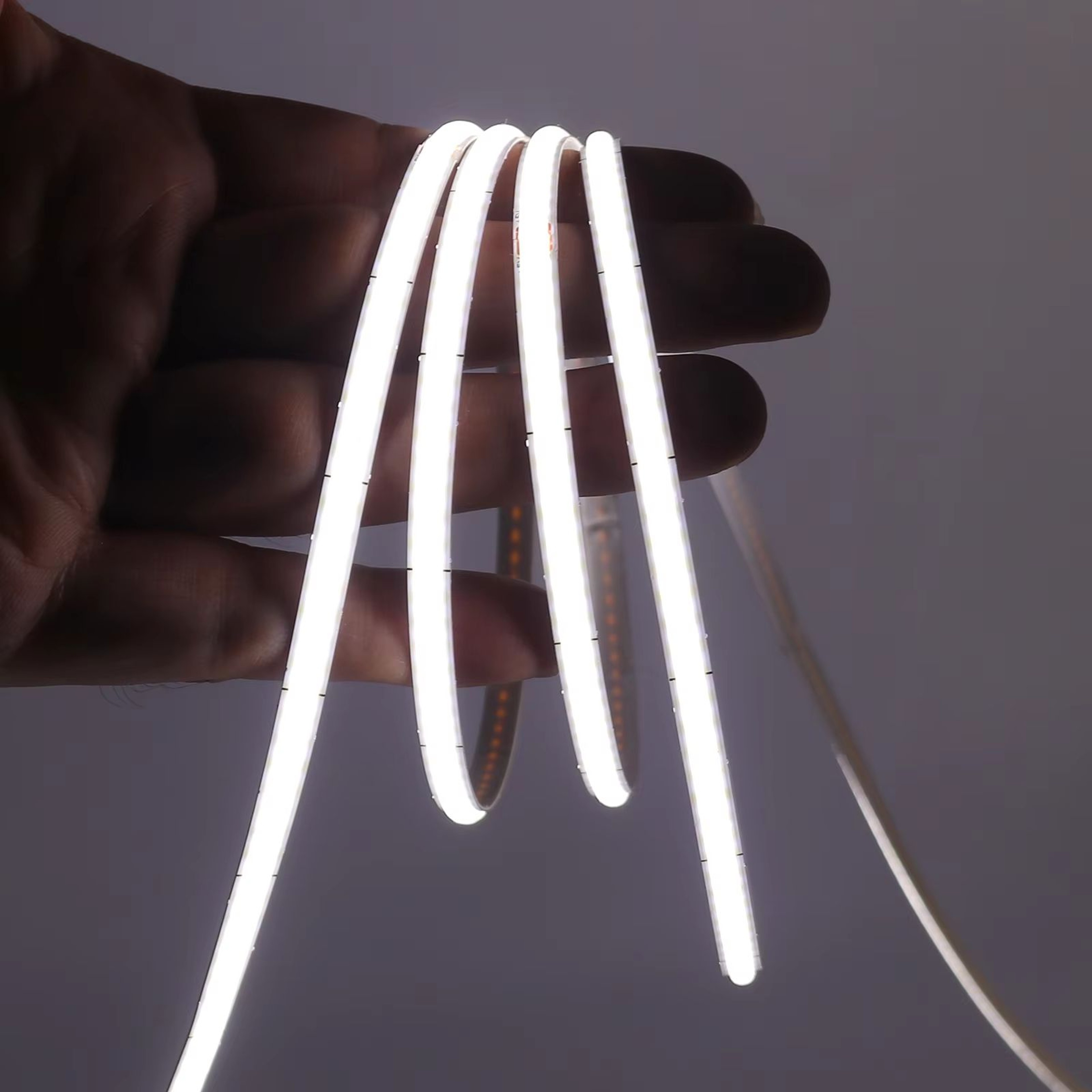 UltraSlim USB 5 V COB LED Strip Light  MultiColour Flexible Ribbon For TV BackLight  Home Decor 6