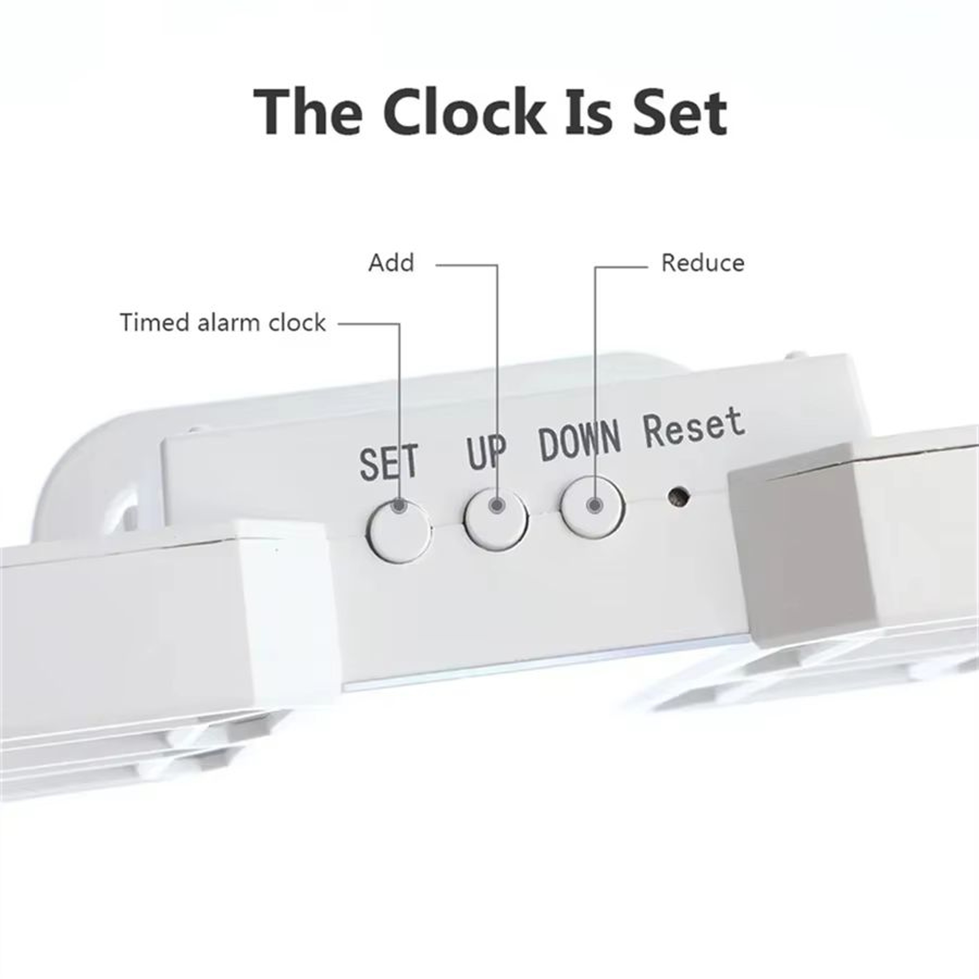 3D LED Digital Wall Clock  Adjustable Glow Night Mode For Bedroom  Room Decor 2