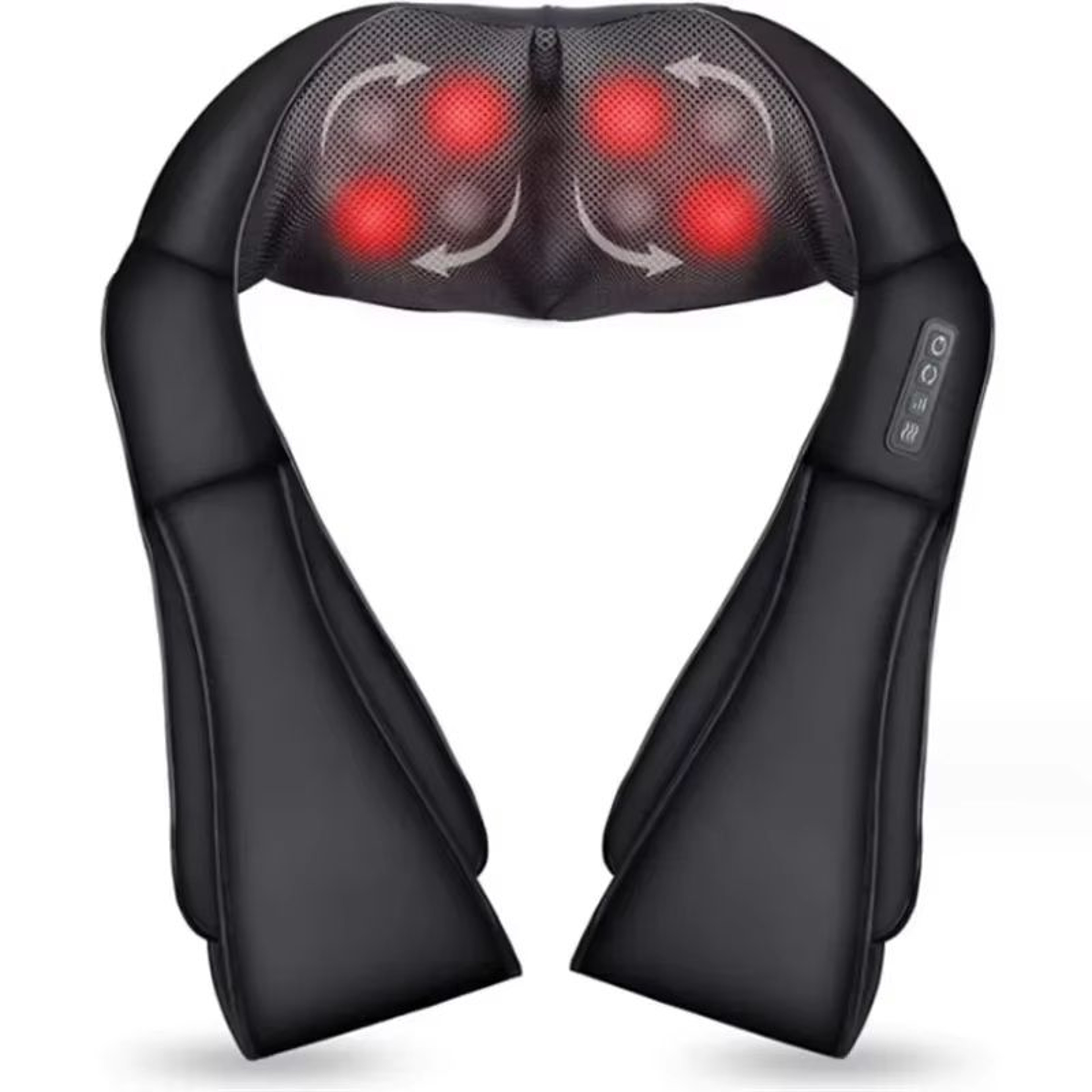 RelaxHeat Shiatsu Neck  Shoulder Massage Shawl  HotCompress Electric Cervical Traction  Kneading Wr 7