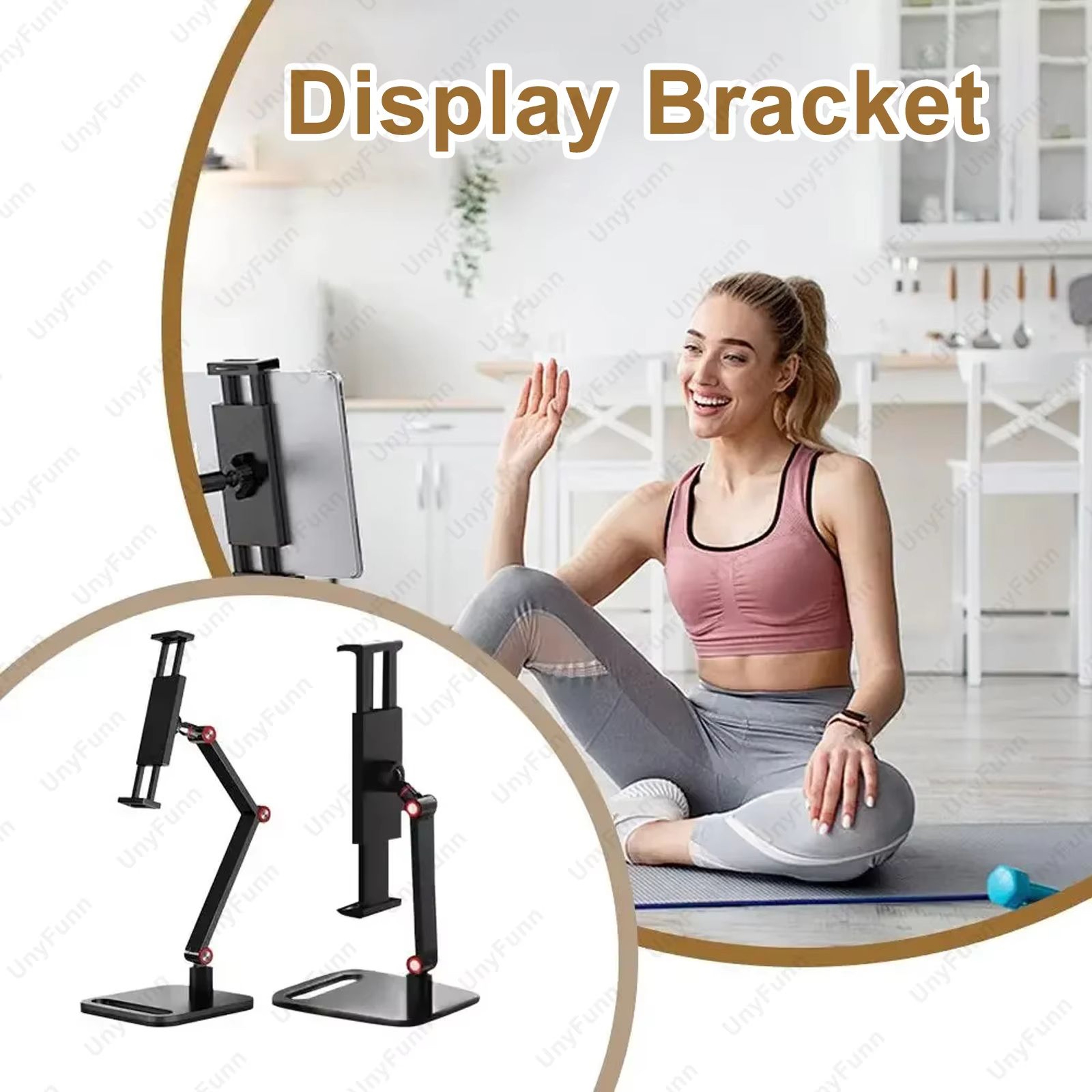 Universal Expandable Monitor Mount  Laptop Clamp Stand  Adjustable MultiScreen Holder For Gaming De 5