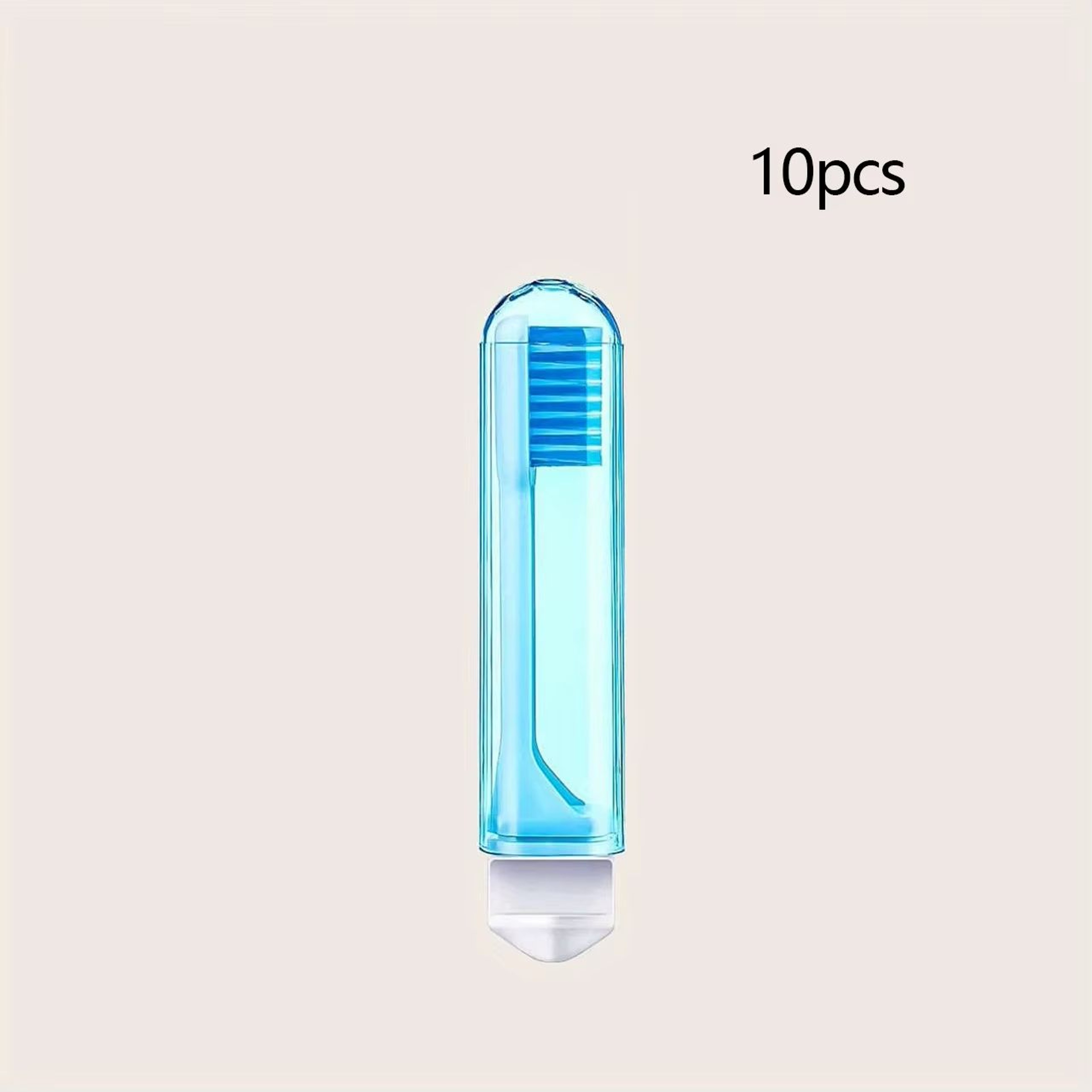 Portable Folding Travel Toothbrush Set  10pcs UltraSoft Bristle Toothbrushes For Camping Hiking  Ev 6