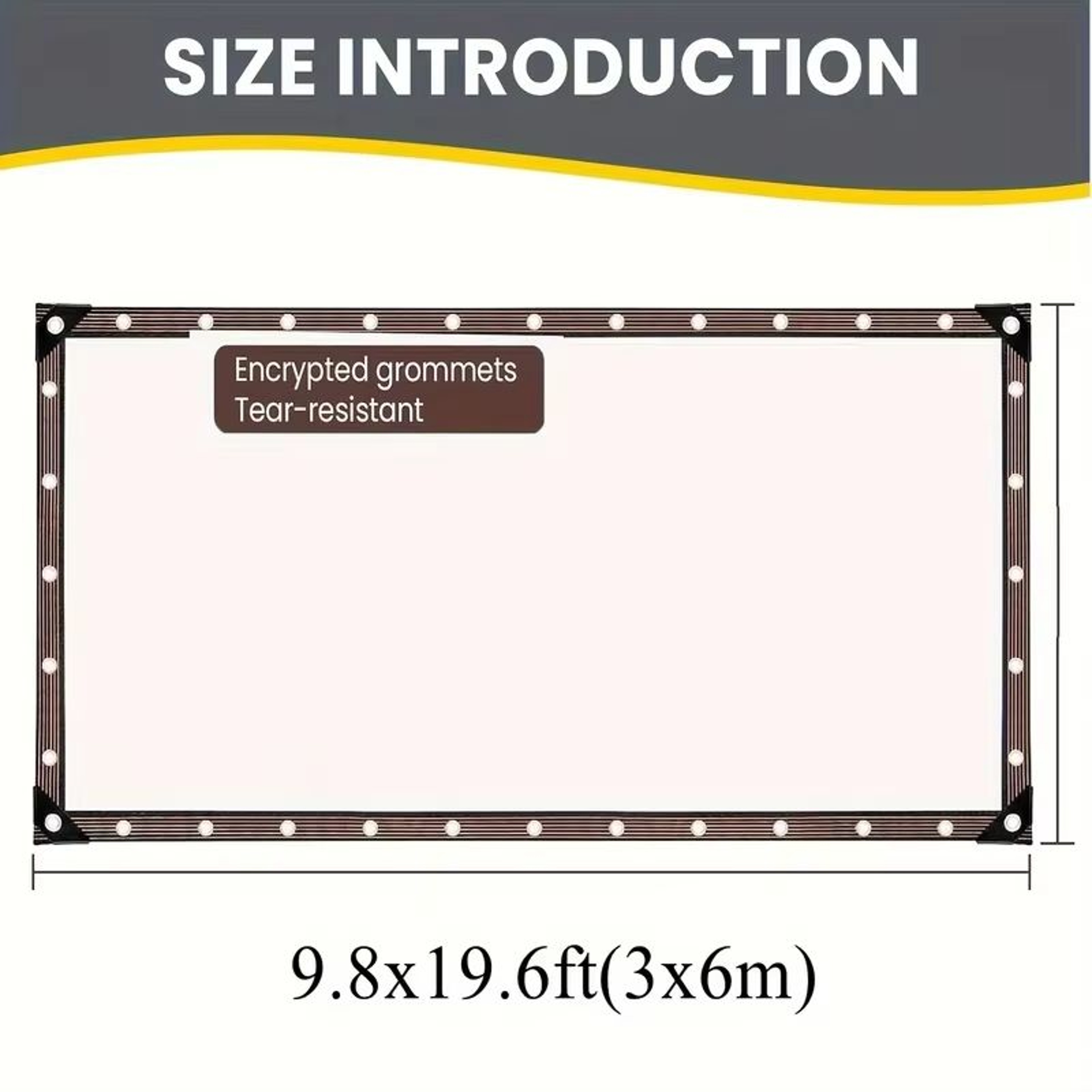 Clear Waterproof Tarp With Grommets  Durable Cover For Patios Hencoops  Camping 5