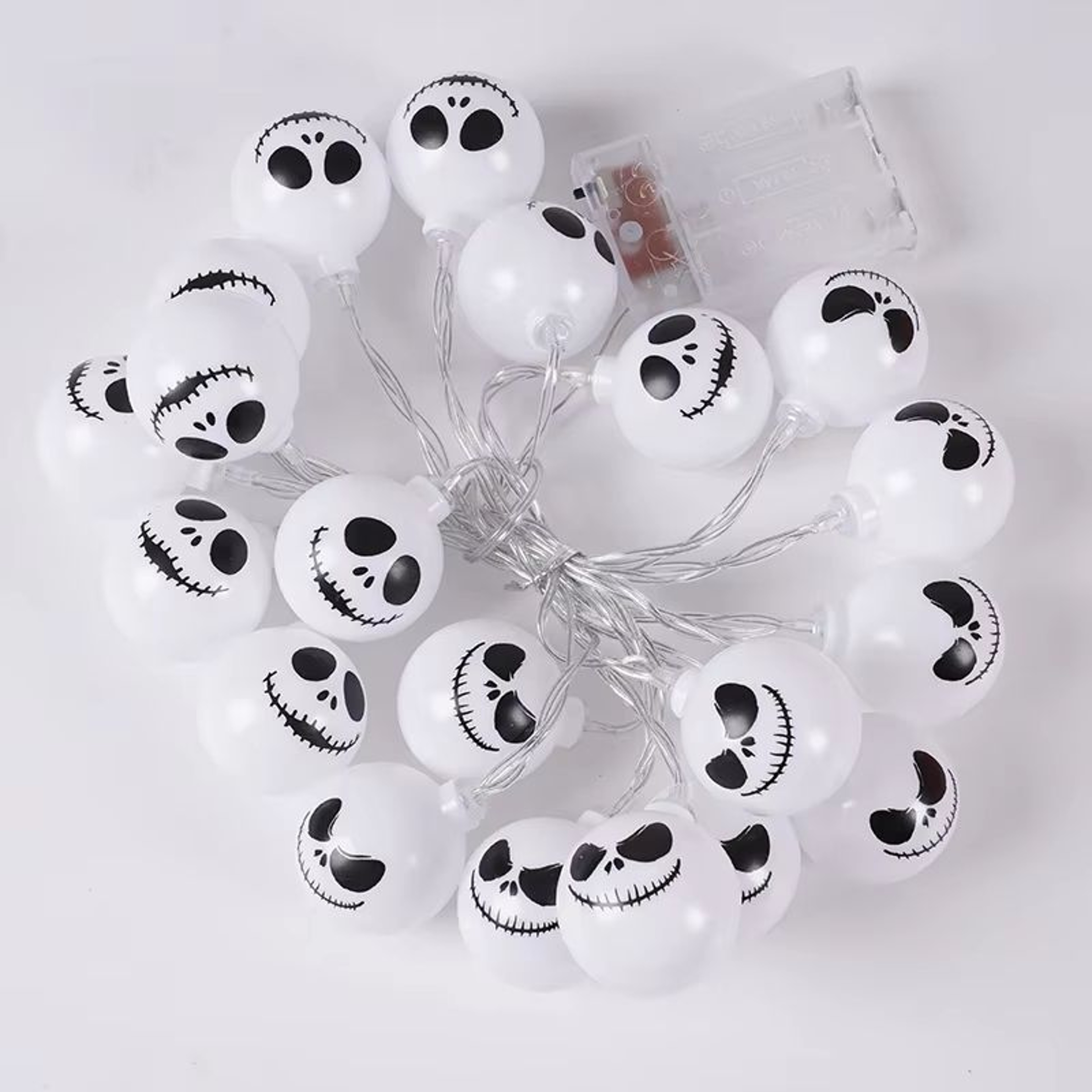 2025 Halloween Grimace String Lights  Indoor BatteryUSB Operated Hanging Lamp For Home Decor 5