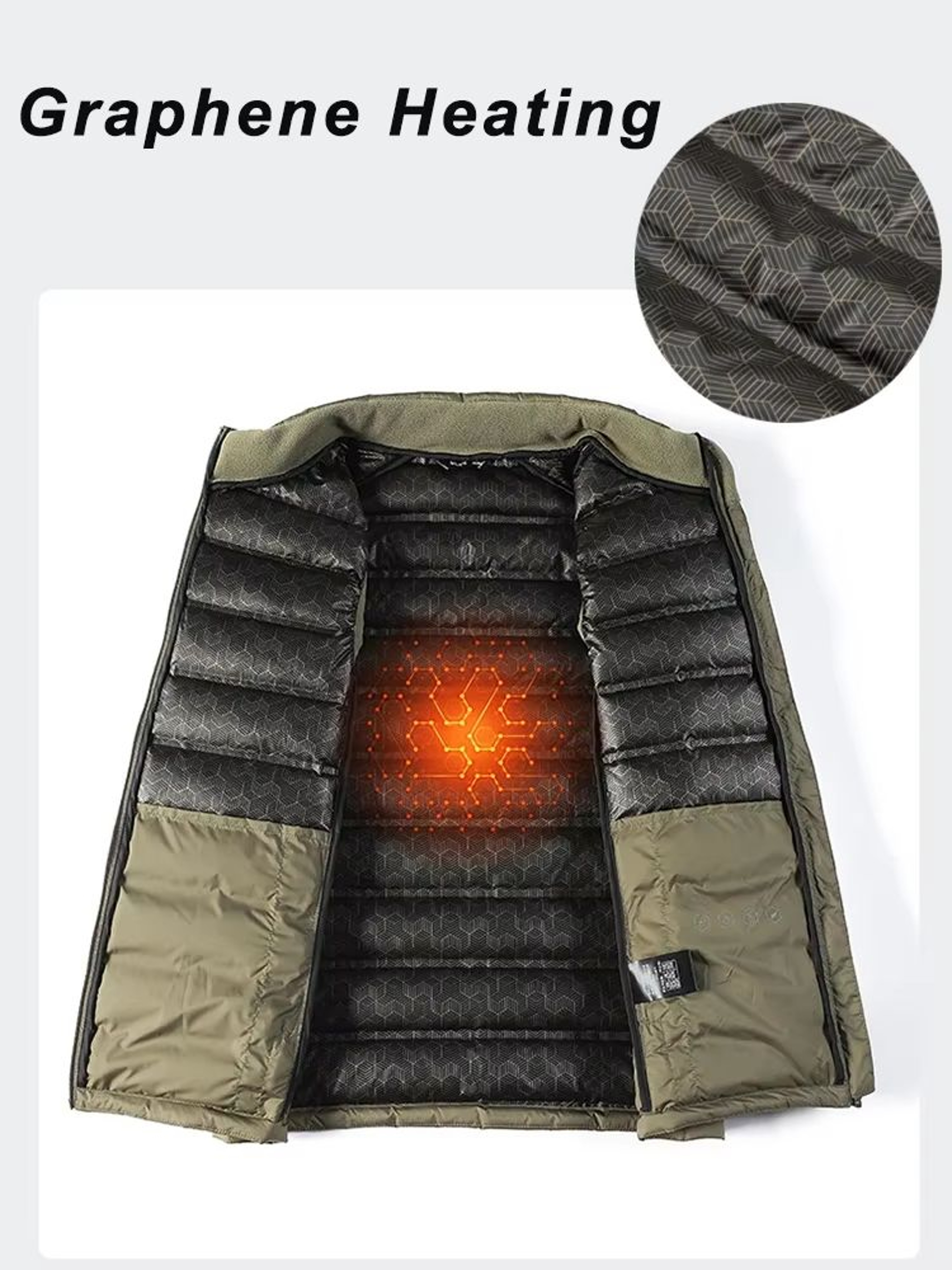 90 White Duck Down Winter Couple Vest  Sleeveless Puffer Jacket With Graphene Liner And Stand Colla 3