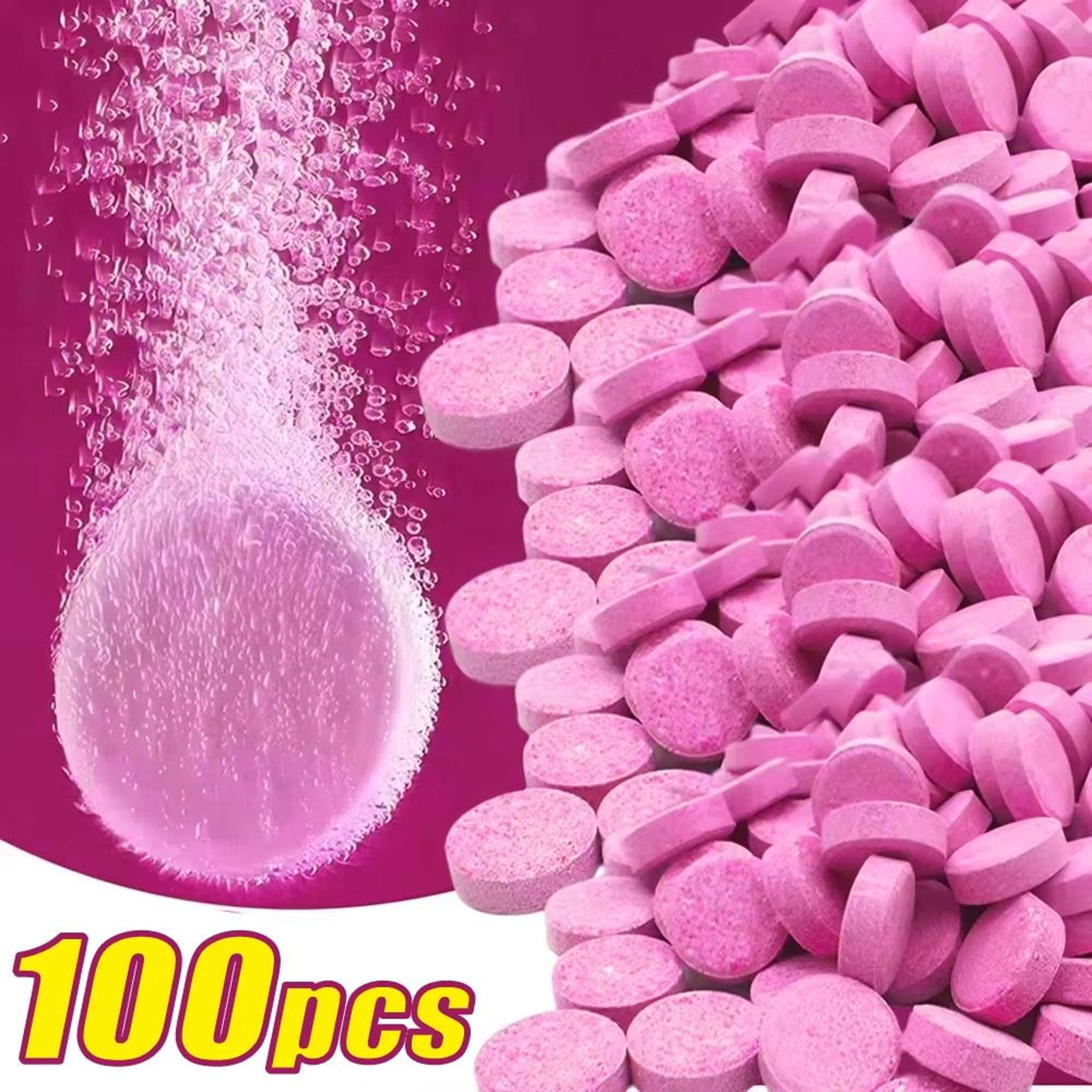 ClearView Effervescent Windshield Washer Tablets  Concentrated Glass Cleaning Tablets For Car  Auto 0
