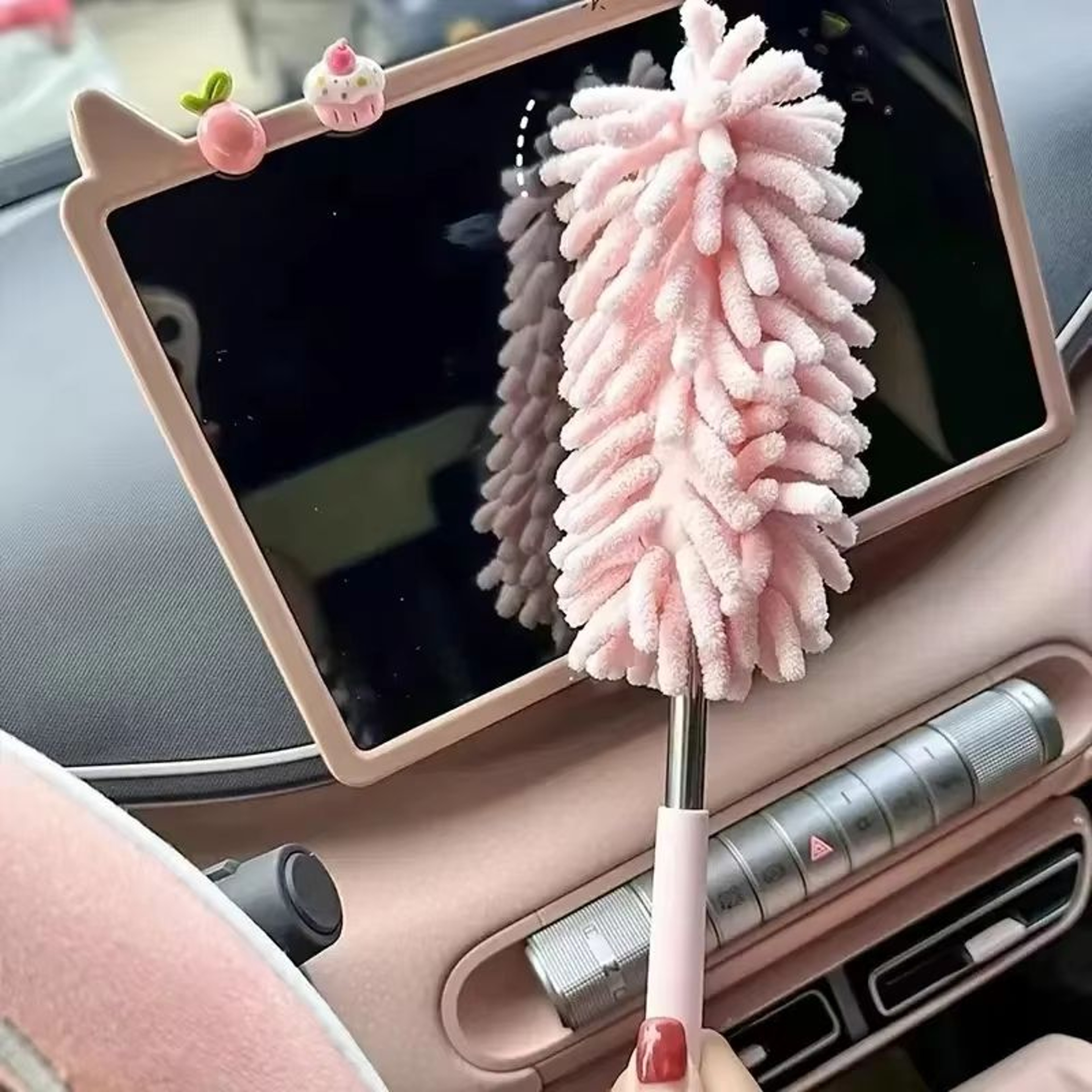FlexiSweep Extendable Microfiber Car  Home Duster  Bendable LongReach Dusting Brush For Interior Cl 0