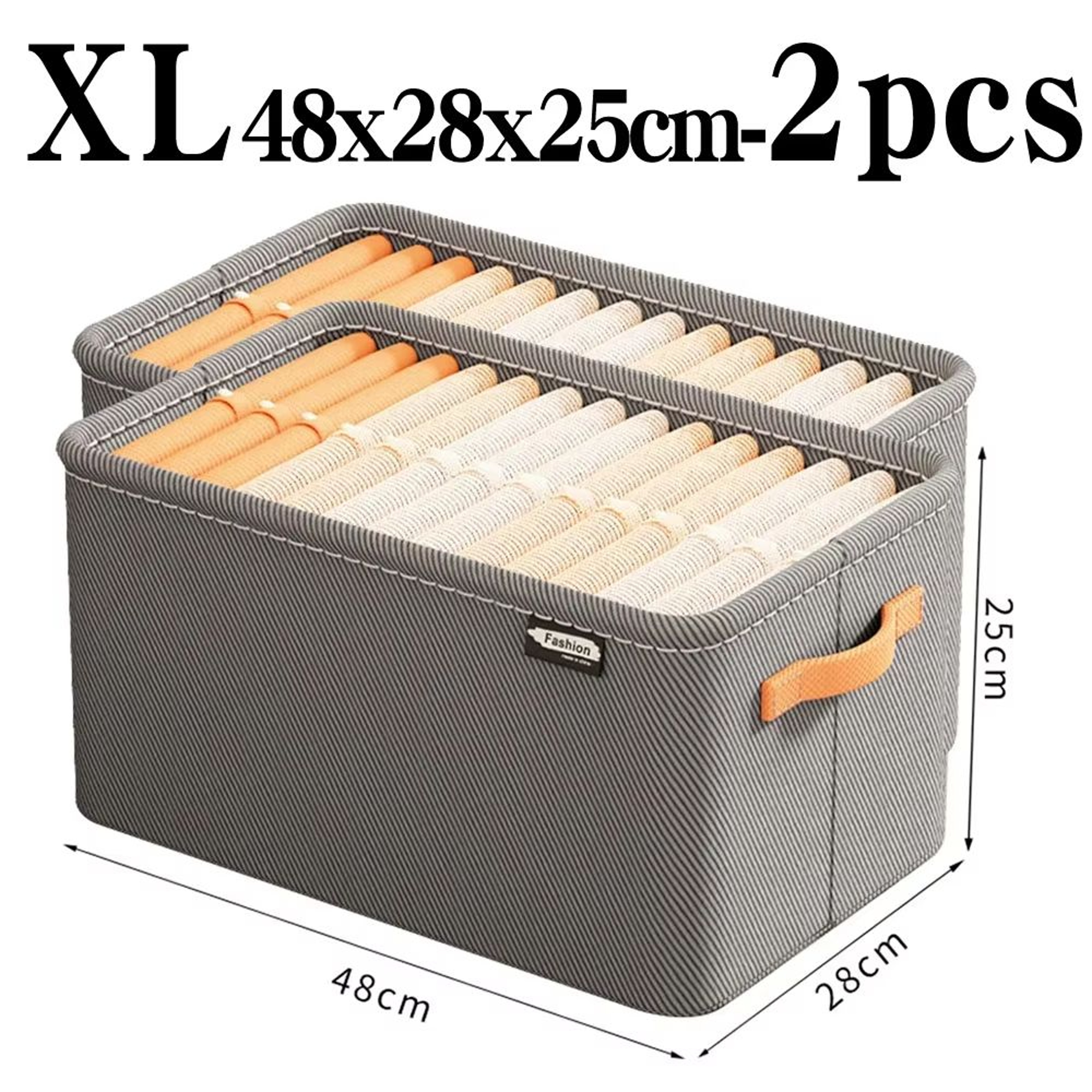 UltraThick Fabric Clothes Storage Box For Sweaters Jeans  Pants 11