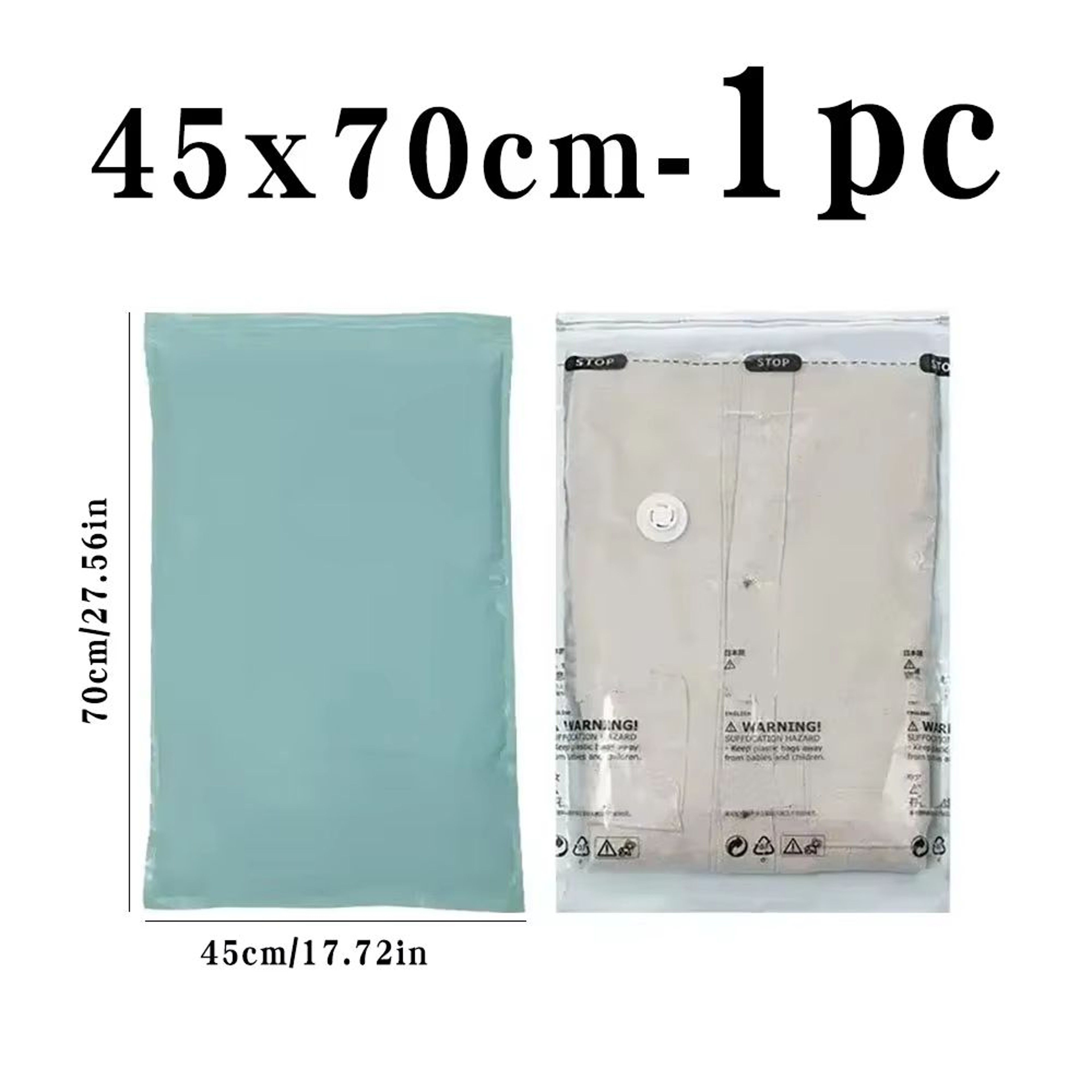 NoPump Mega Compression Storage Bags  Large Reusable Vacuum Bags For Clothes  Blankets 6
