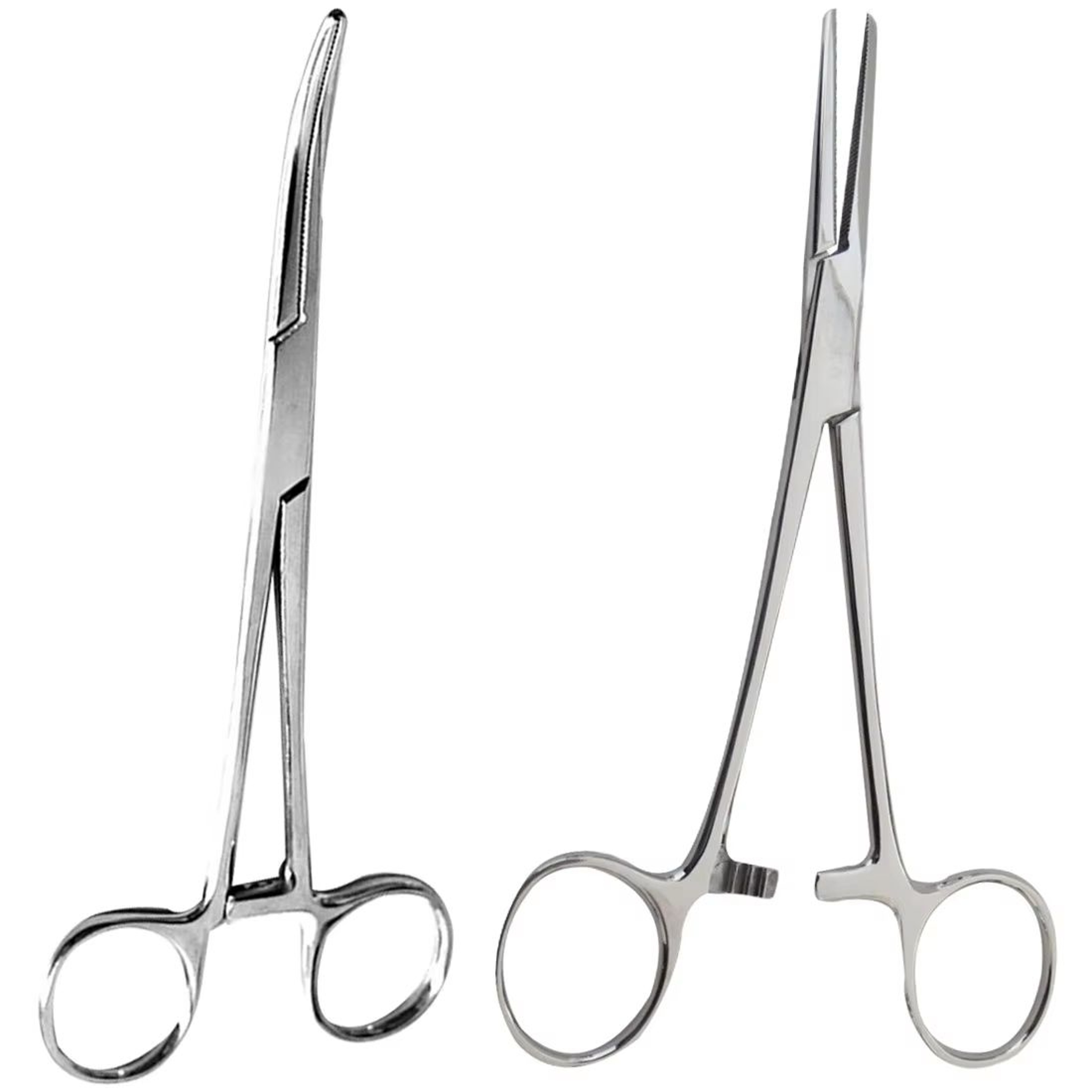 Precision Stainless Steel Locking Hemostatic Forceps  BentNose  Straight Curved Scissors Pliers 161 2