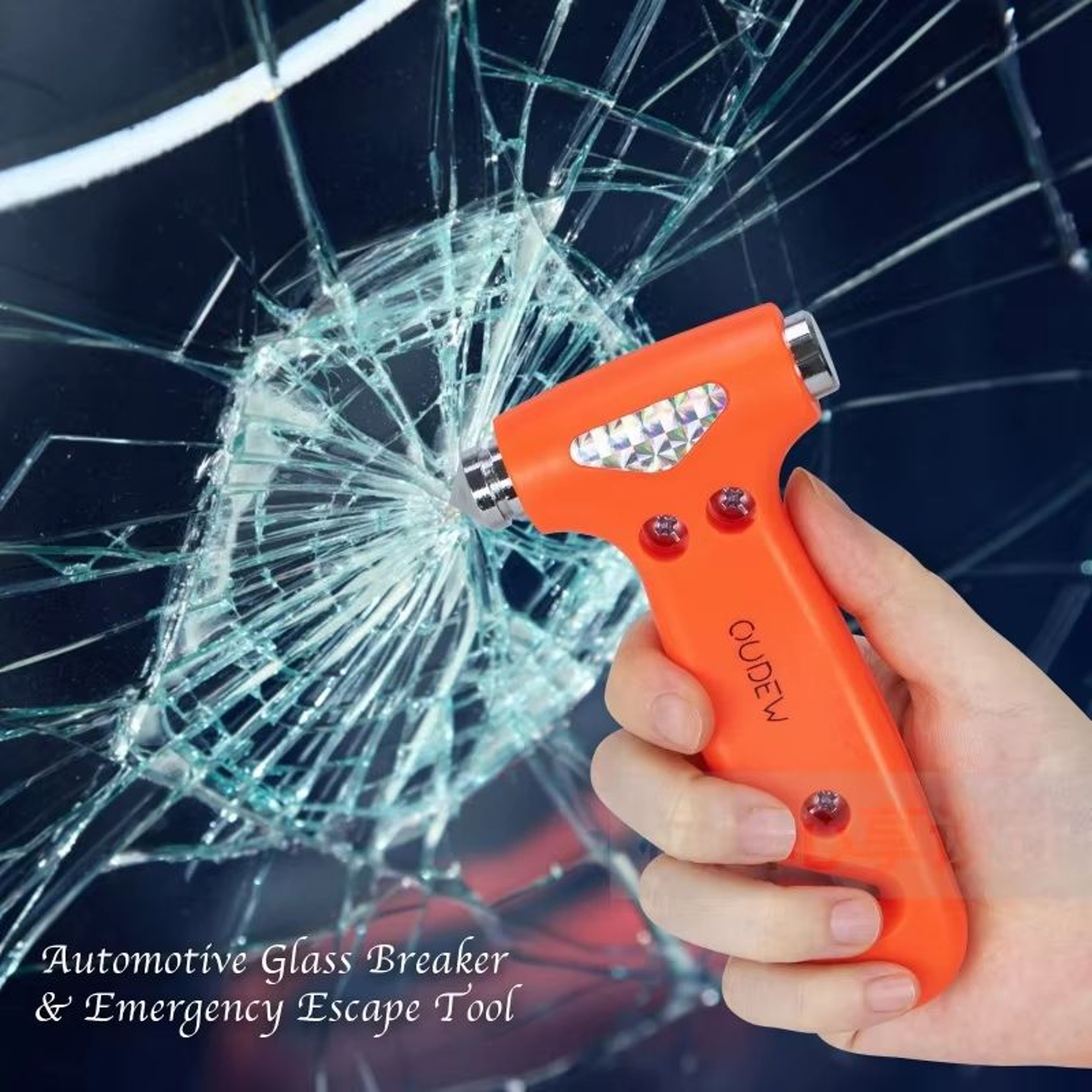 MultiFunction Car Safety Hammer  Emergency Window Breaker  Seatbelt Cutter 3