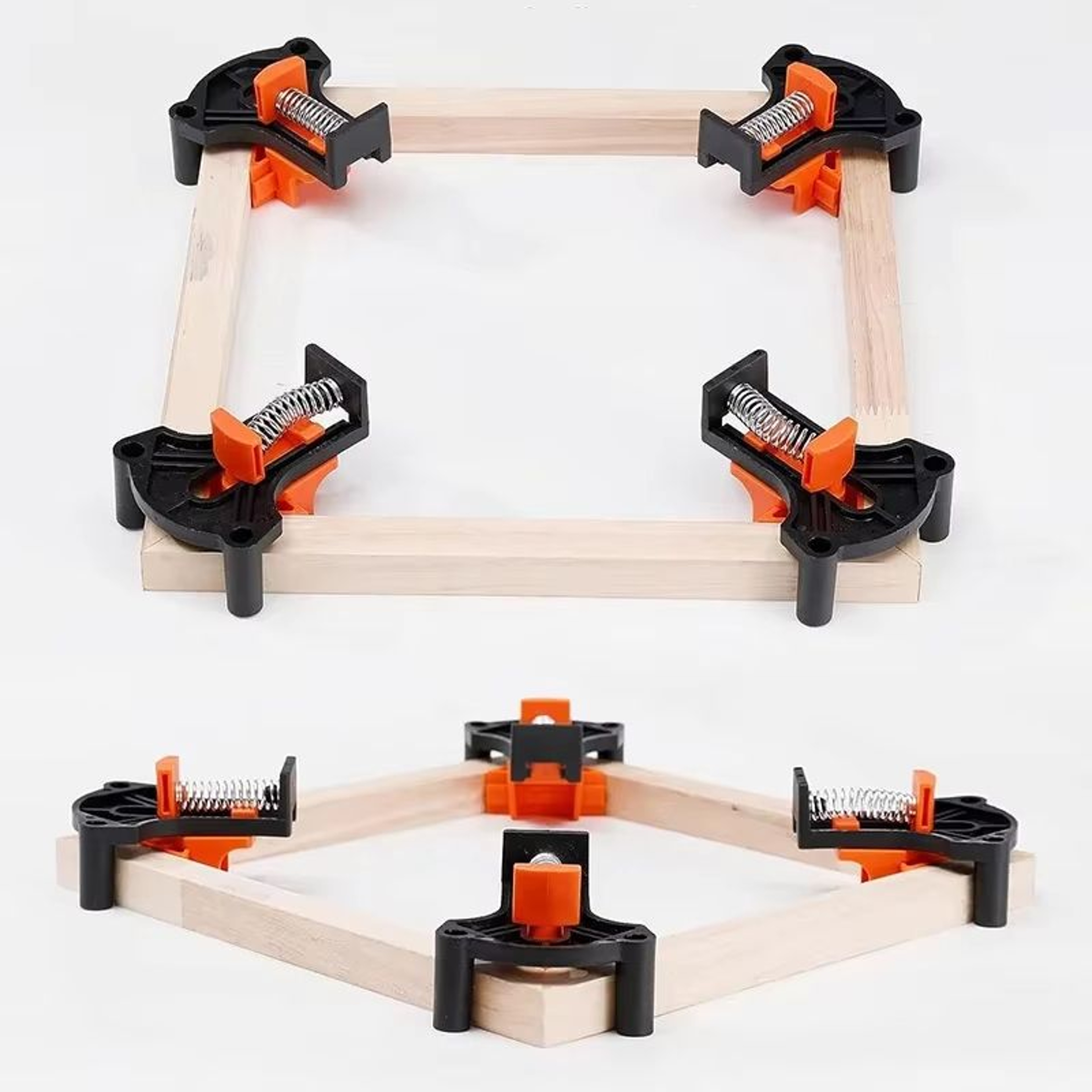 Adjustable 90 Angle Clamps  QuickRelease Corner Clip Fixers For Woodworking Furniture Assembly  Fra 2