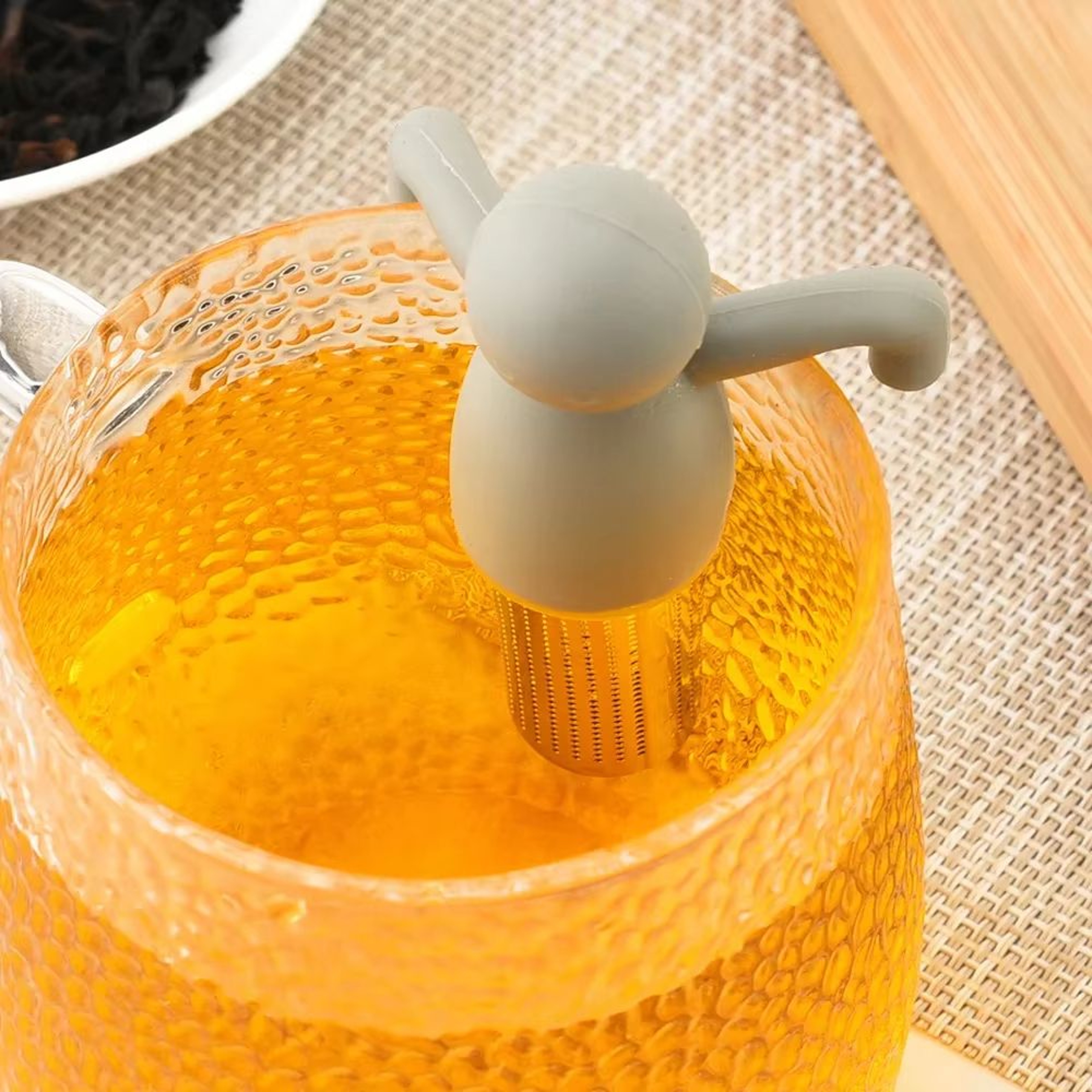 PureLeaf Stainless Steel Tea Infuser  Brewing Basket  Reusable Metal LooseLeaf Strainer For Kitchen 4