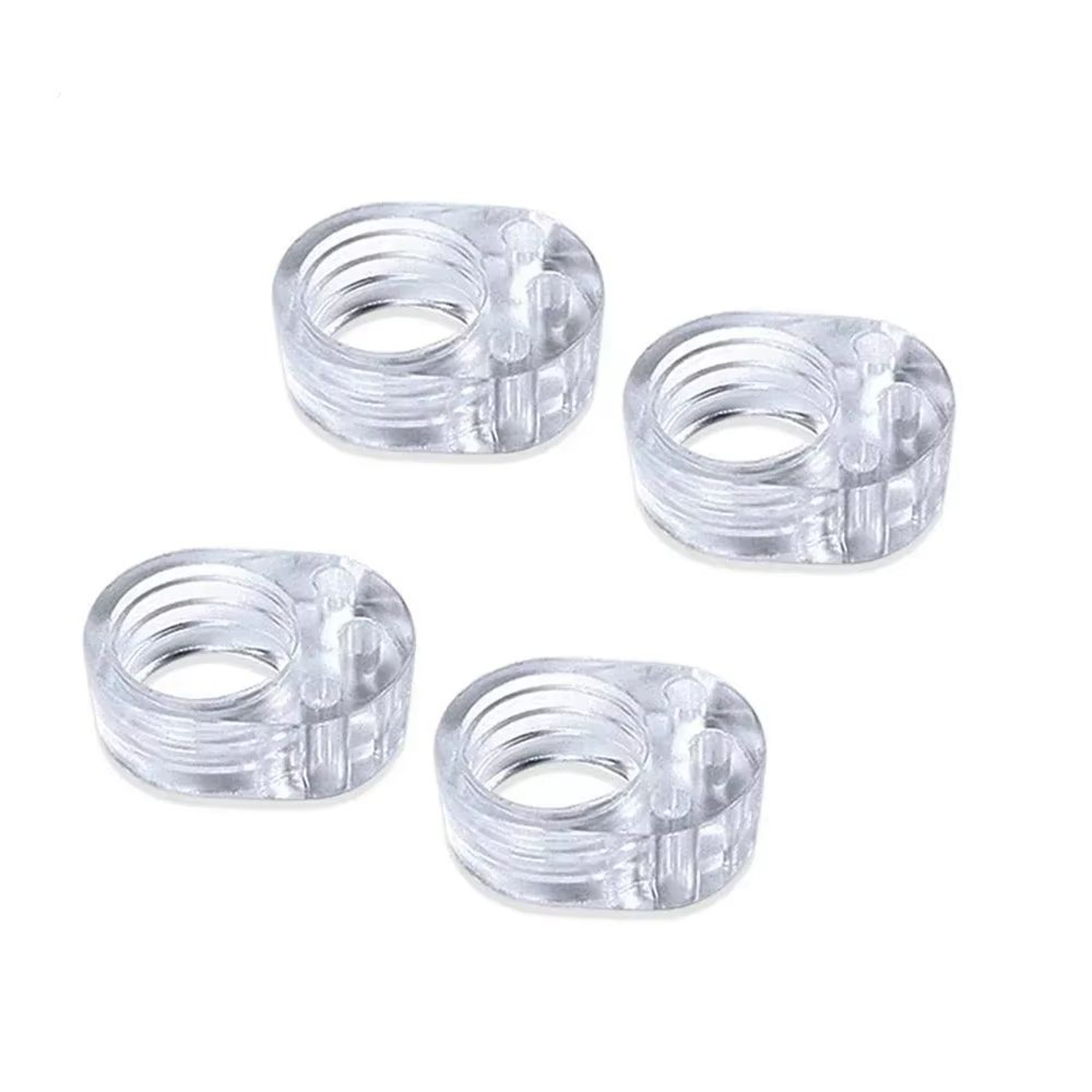 CrystalShield Transparent Silicone Door Stopper Pad  Wall  Door Handle Impact Buffer For Baby Safet 4