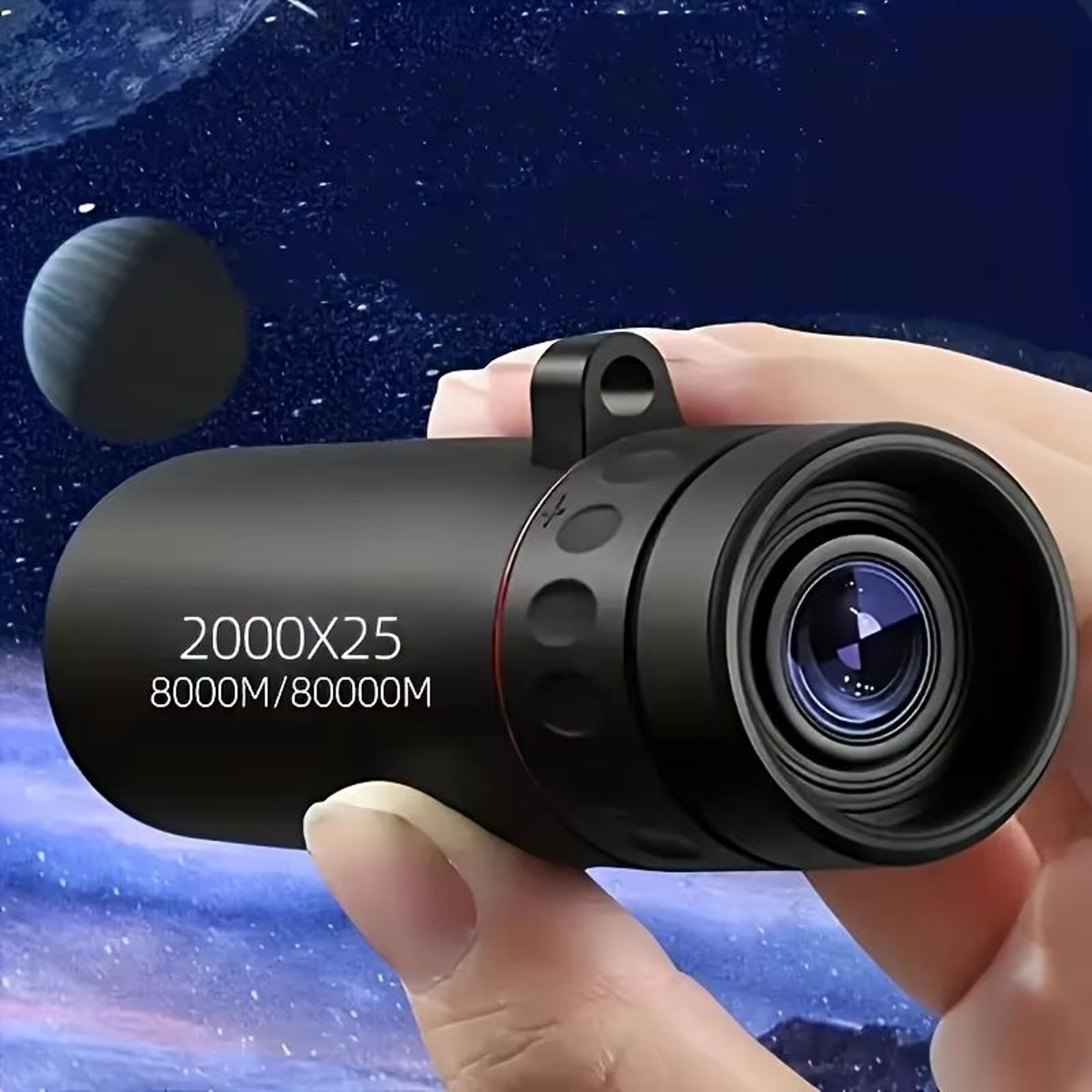 ExplorerView 2000x25 HD Portable Monocular  Compact Telescope For Travel Hiking  Outdoor Adventures 0