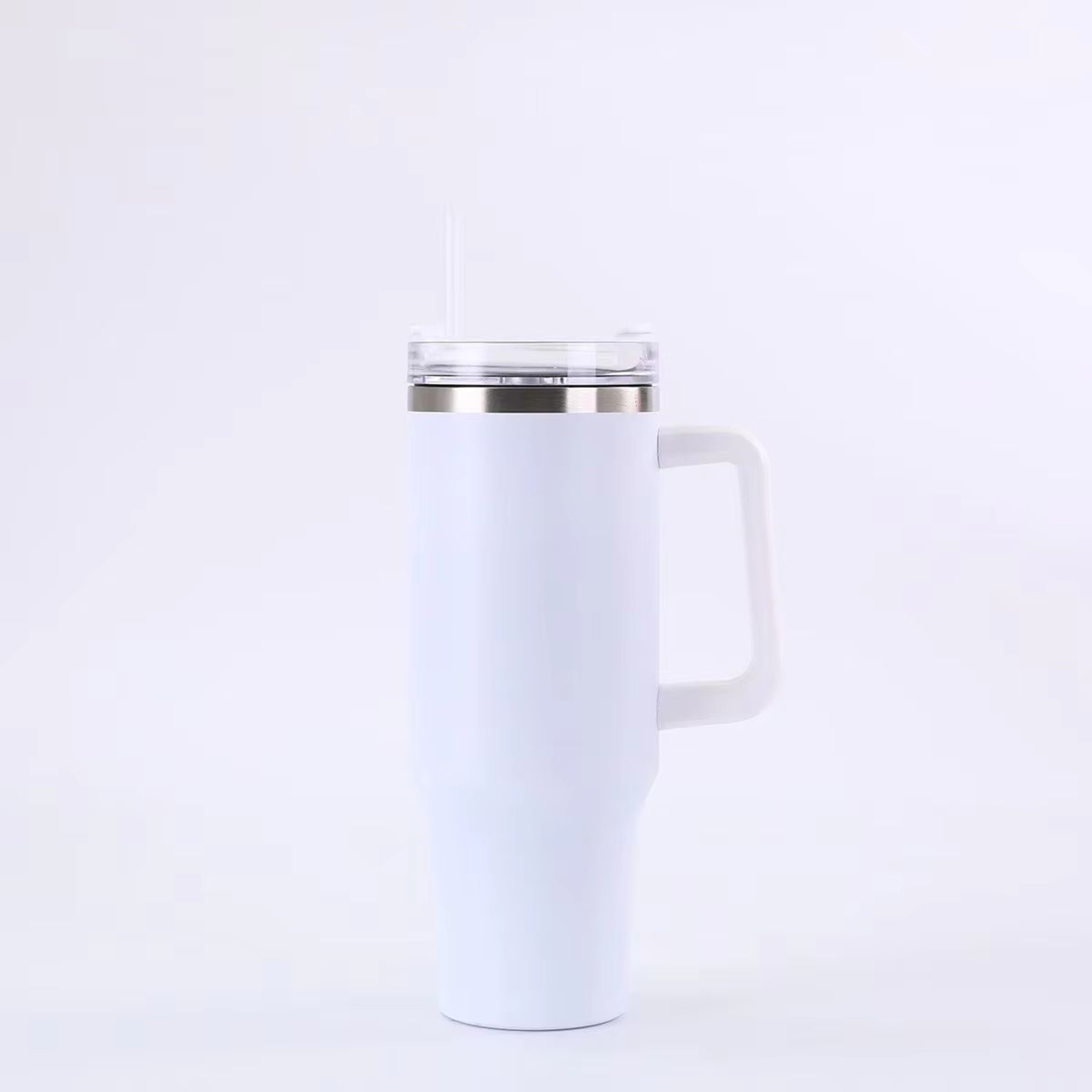 MegaSip 1200 ML40 Oz DoubleWall Insulated Tumbler  Handle  Straw Travel Cup 8